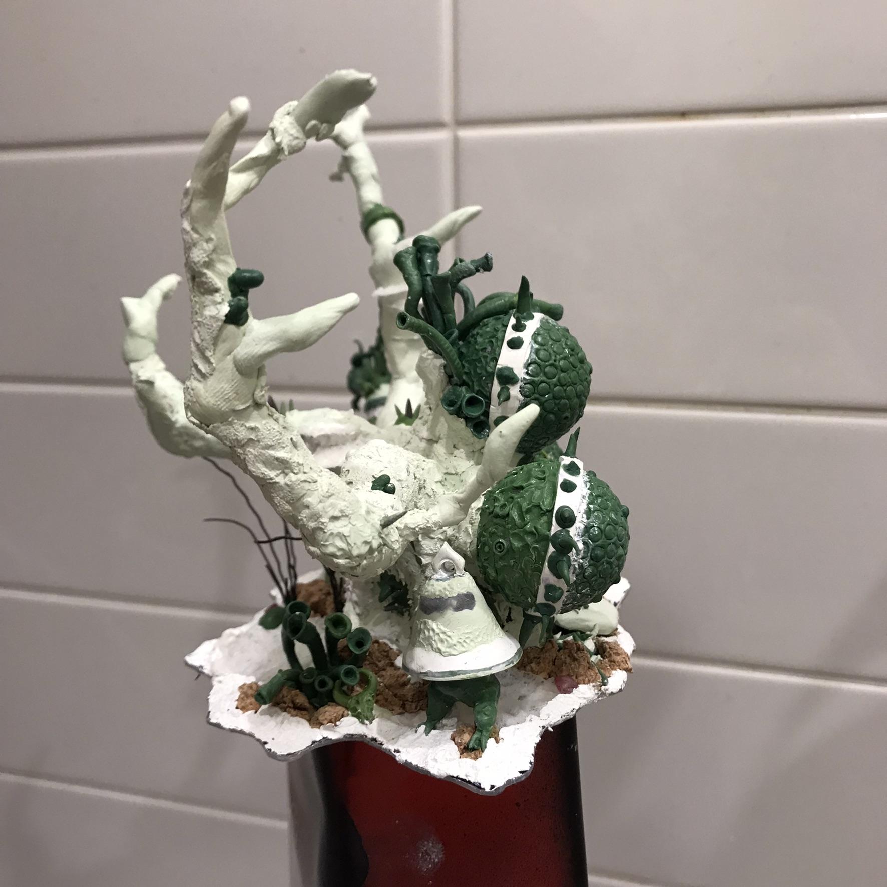 Feculent Gnarlmaw, Greenstuff, Milliput, Scratch Build, Work In Progress
