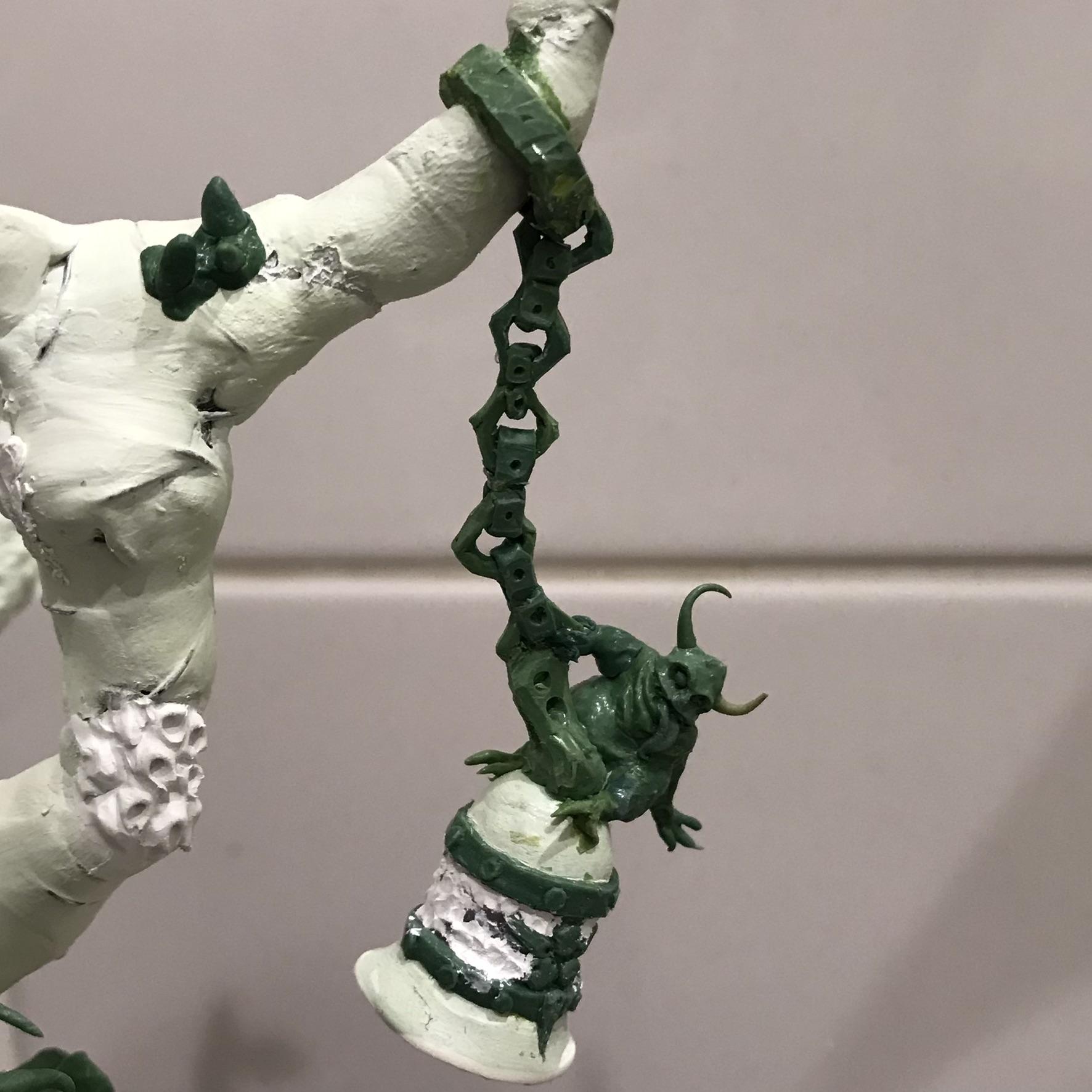 Feculent Gnarlmaw, Greenstuff, Milliput, Scratch Build, Work In Progress