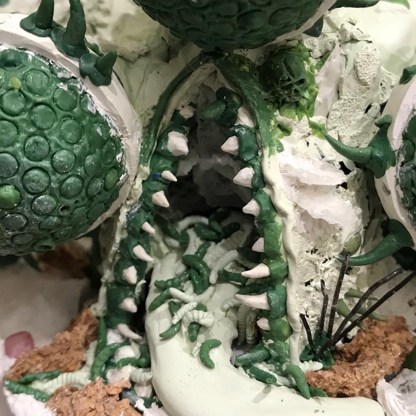 Feculent Gnarlmaw, Greenstuff, Milliput, Scratch Build, Work In Progress