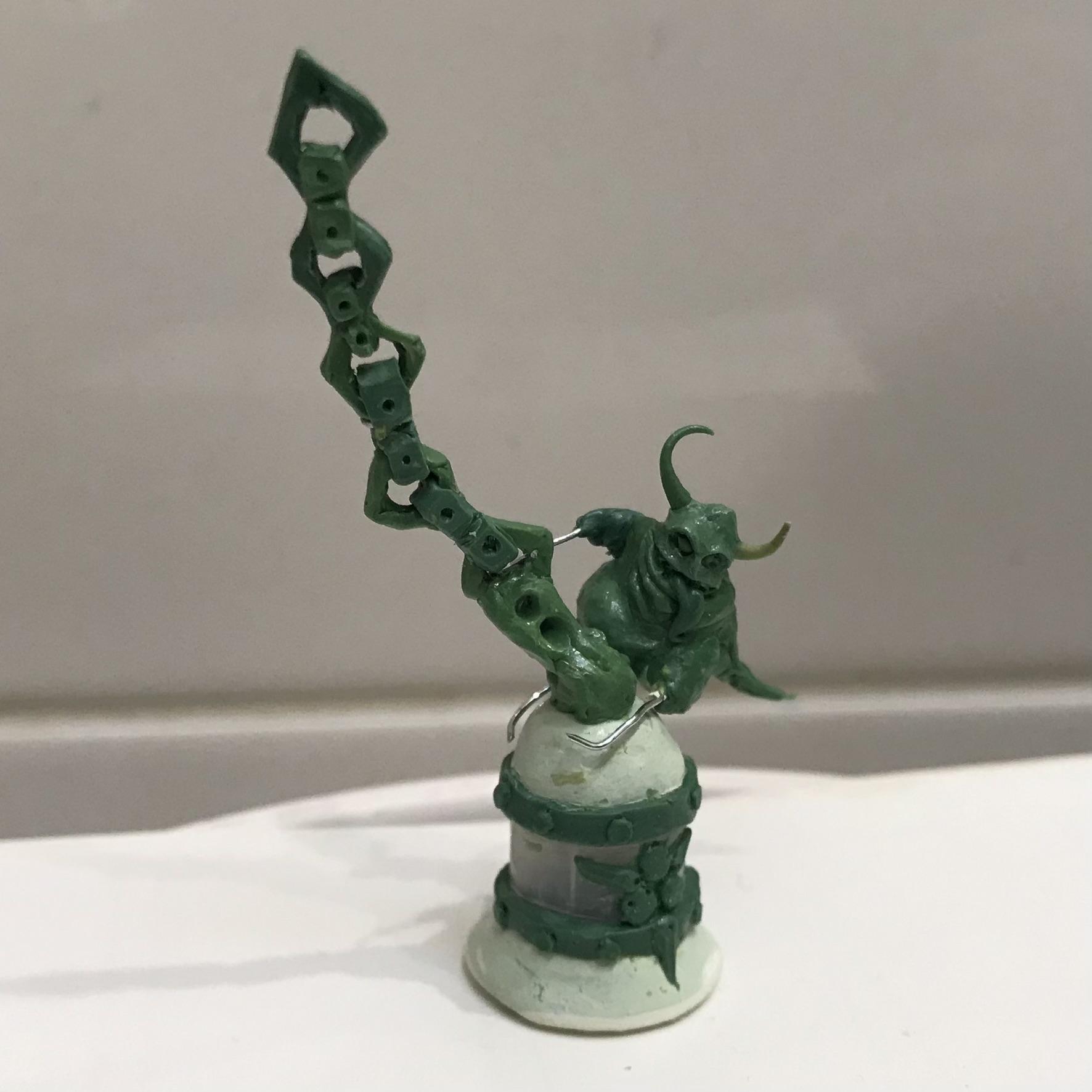 Feculent Gnarlmaw, Greenstuff, Milliput, Scratch Build, Work In Progress
