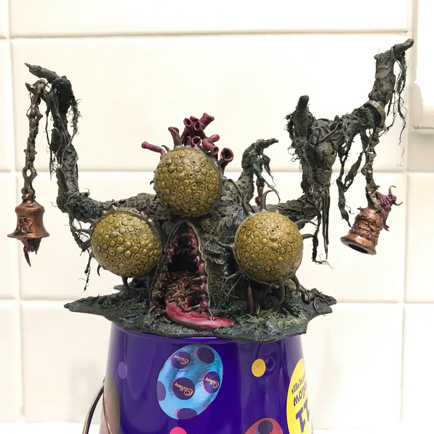 Feculent Gnarlmaw, Greenstuff, Milliput, Nurgle, Scratch Build, Trees, Work In Progress