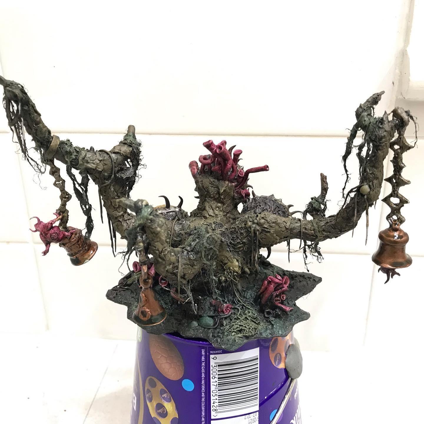 Feculent Gnarlmaw, Greenstuff, Milliput, Scratch Build, Work In Progress
