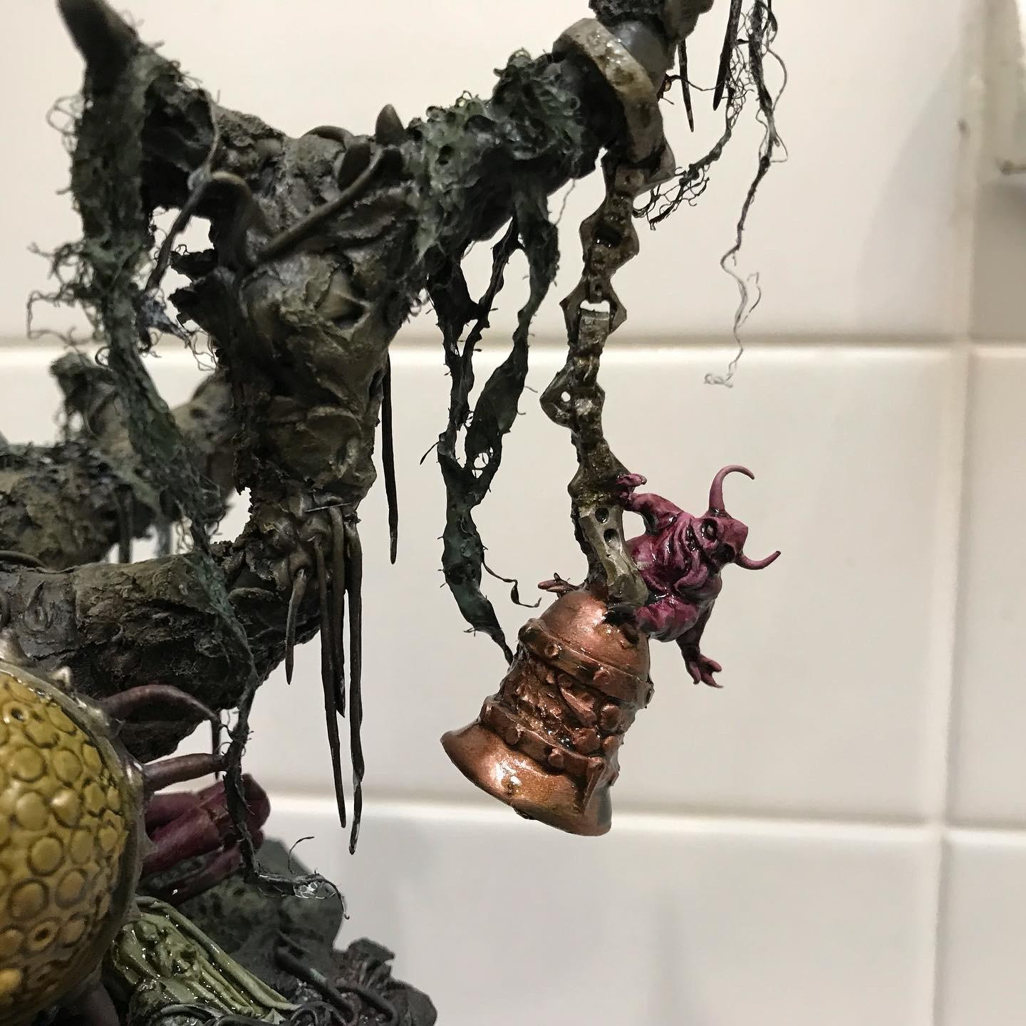 Feculent Gnarlmaw, Greenstuff, Milliput, Scratch Build, Work In Progress