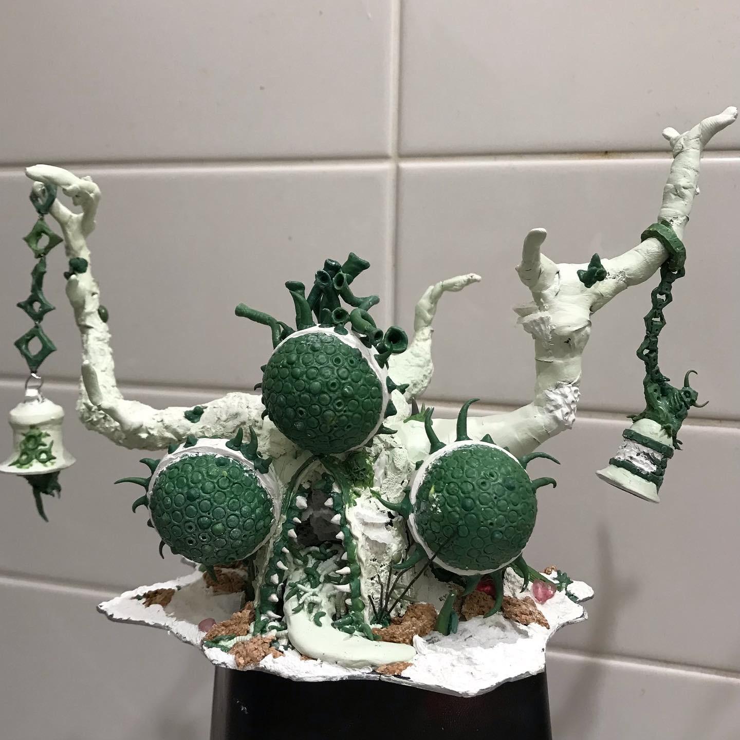 Feculent Gnarlmaw, Greenstuff, Milliput, Scratch Build, Work In Progress