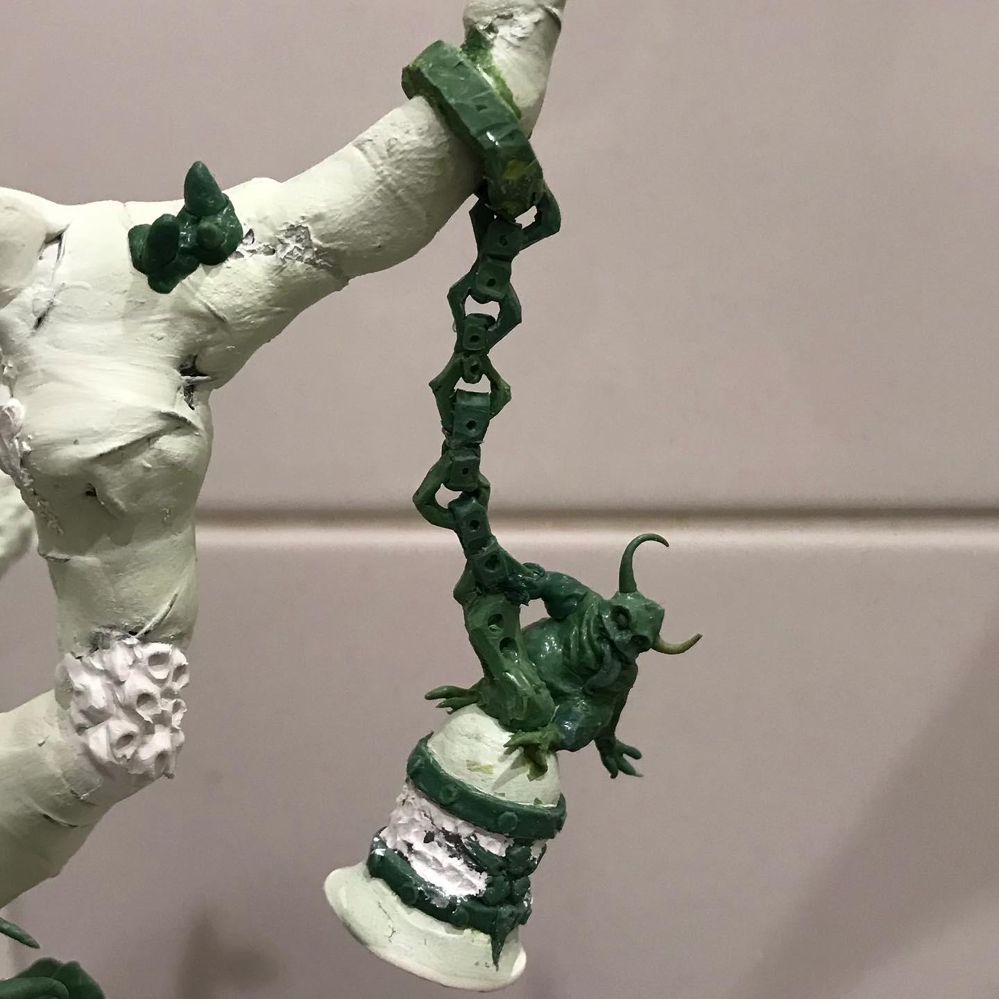 Feculent Gnarlmaw, Greenstuff, Milliput, Scratch Build, Work In Progress