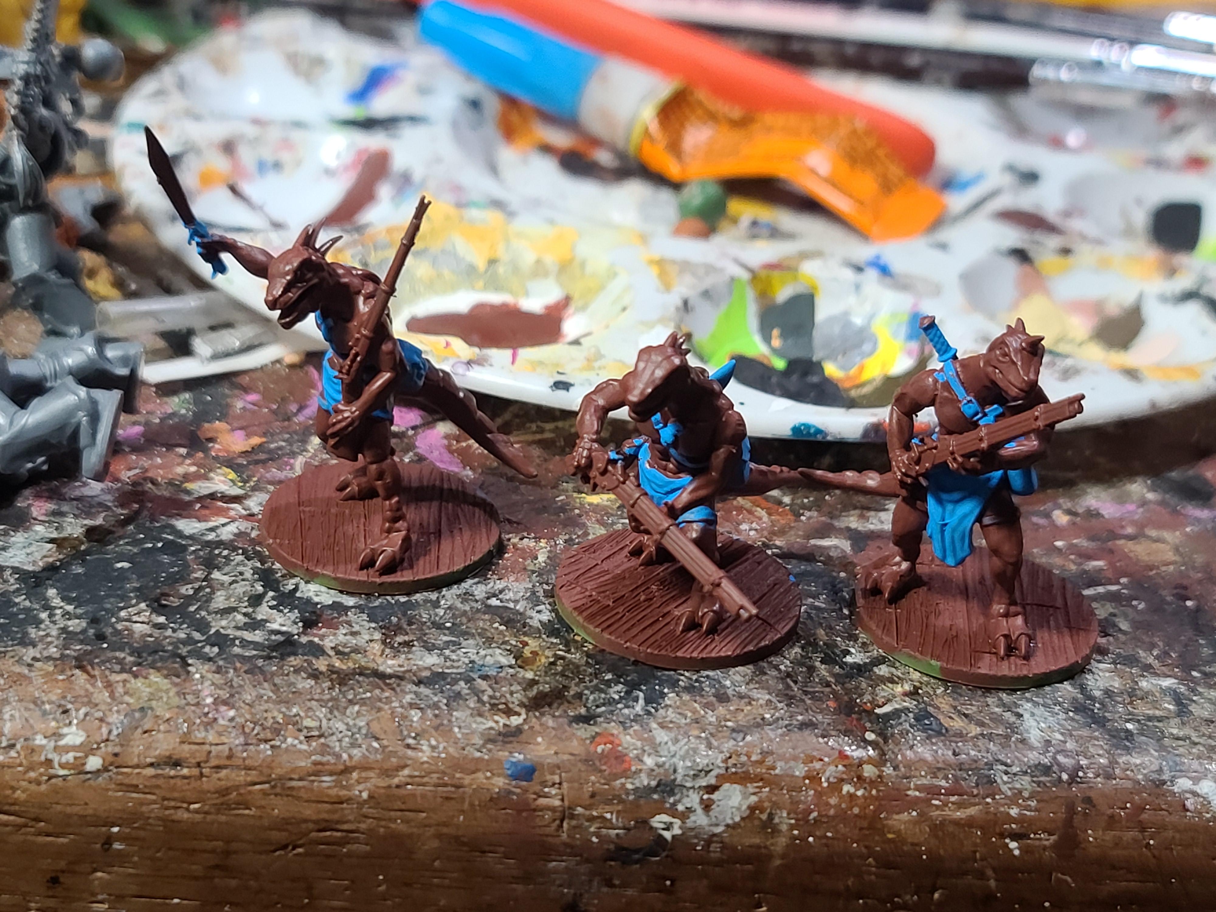 Areonef, Lizardmen, Muskets, Plastic, Wargames Atlantic, Warhammer Fantasy