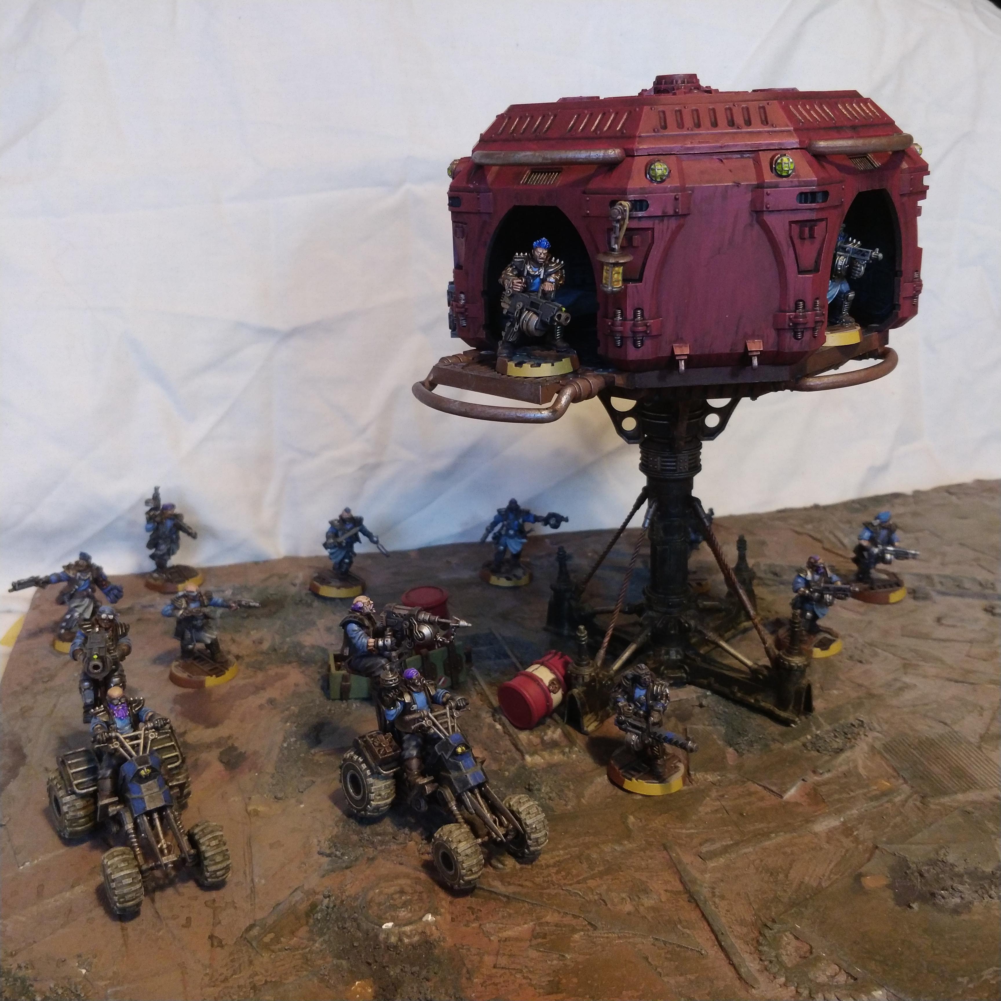 Ash Wastes, Hab Unit, Necromunda, Orlocks, Platform, Quad, Thatos, Warhammer 40,000