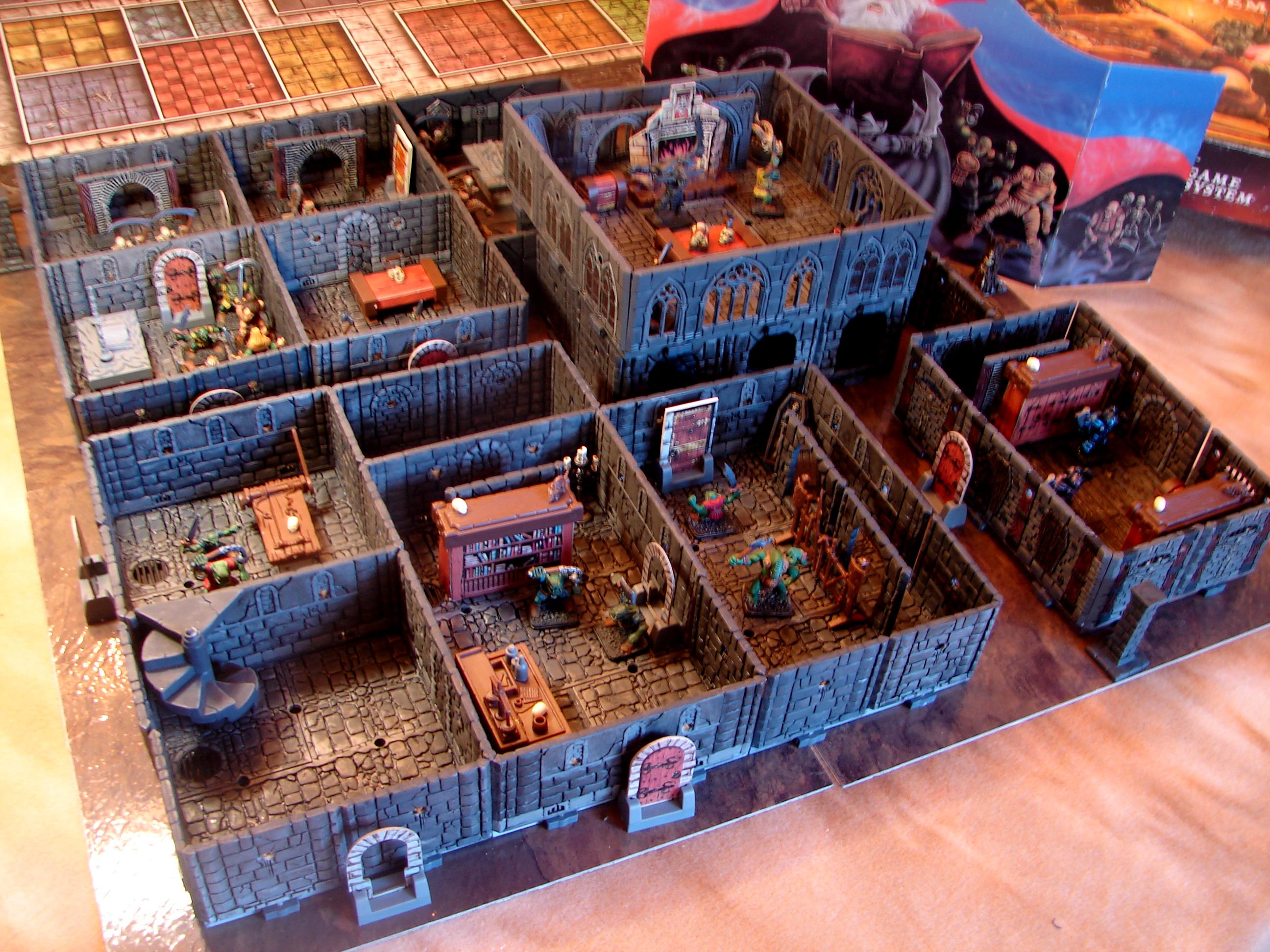 Archon, Heroquest, HeroQuest with Archon game tiles
