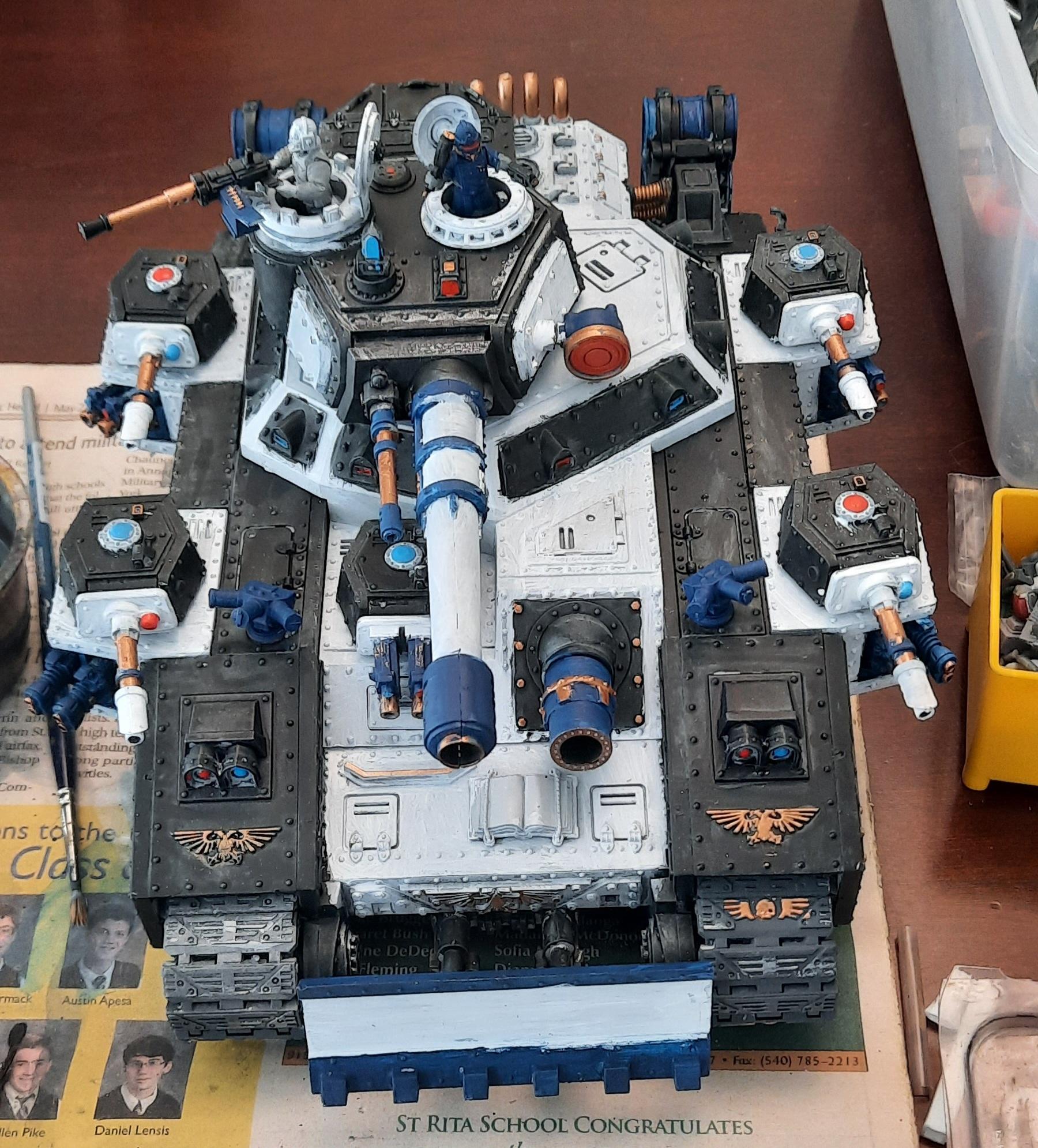 Adeptus Arbites, Baneblade, Super-heavy, Tank, Work In Progress