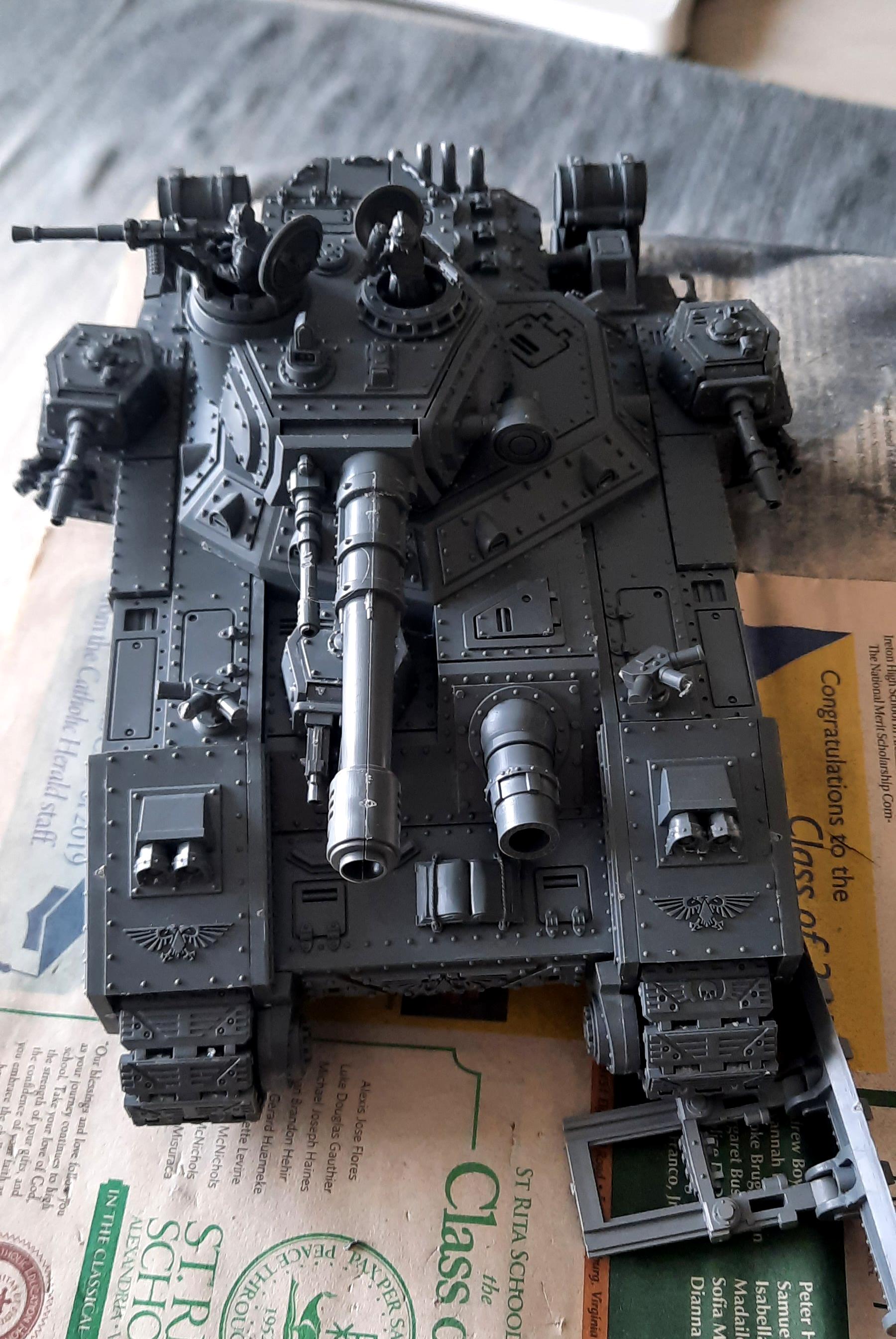 Adeptus Arbites, Baneblade, Super-heavy, Tank, Work In Progress