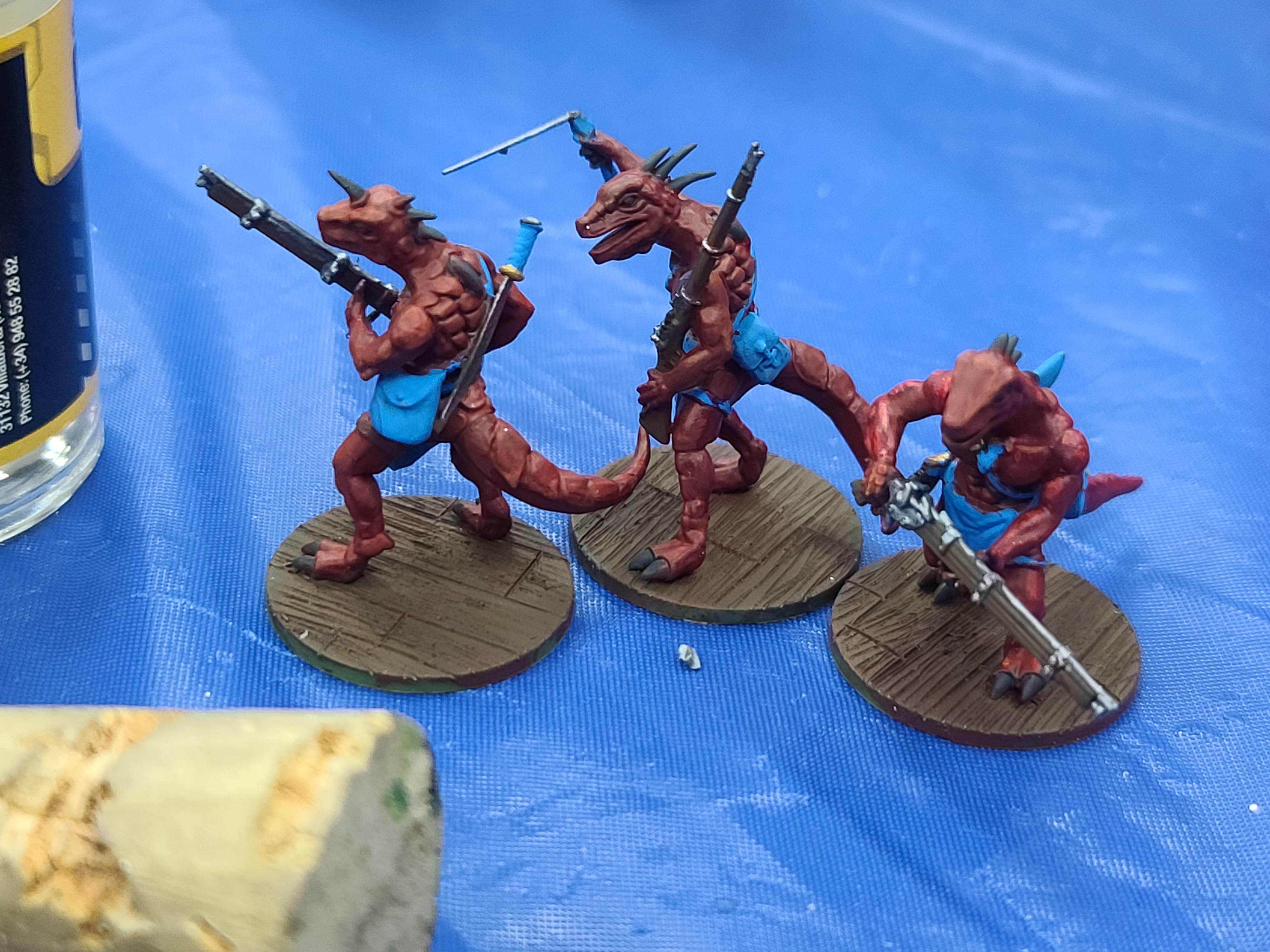 Gaslamp Fantasy, Lizardmen, Muskets, Wargames Atlantic, Warhammer Fantasy