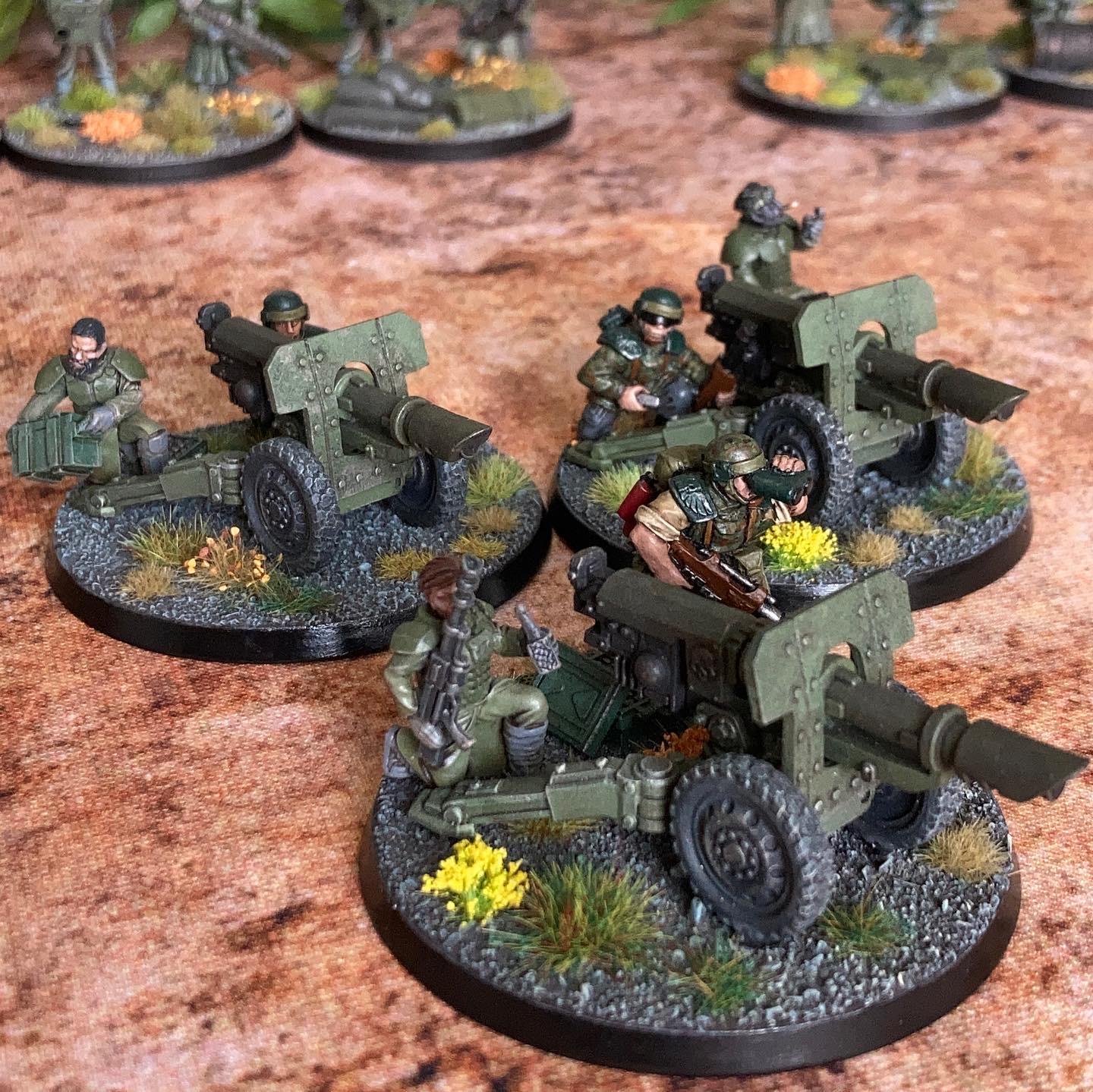 Lascannon teams