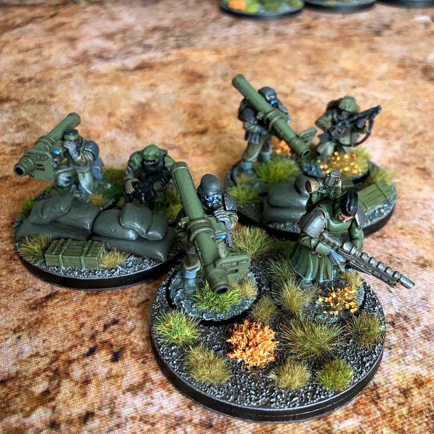 Missile launcher team A