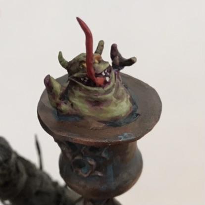Bells, Feculent Gnarlmaw, Greenstuff, Nurgling, Scratch Build, Sculpted, Terrain