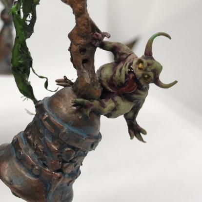 Bells, Feculent Gnarlmaw, Greenstuff, Nurgling, Scratch Build, Sculpted, Terrain