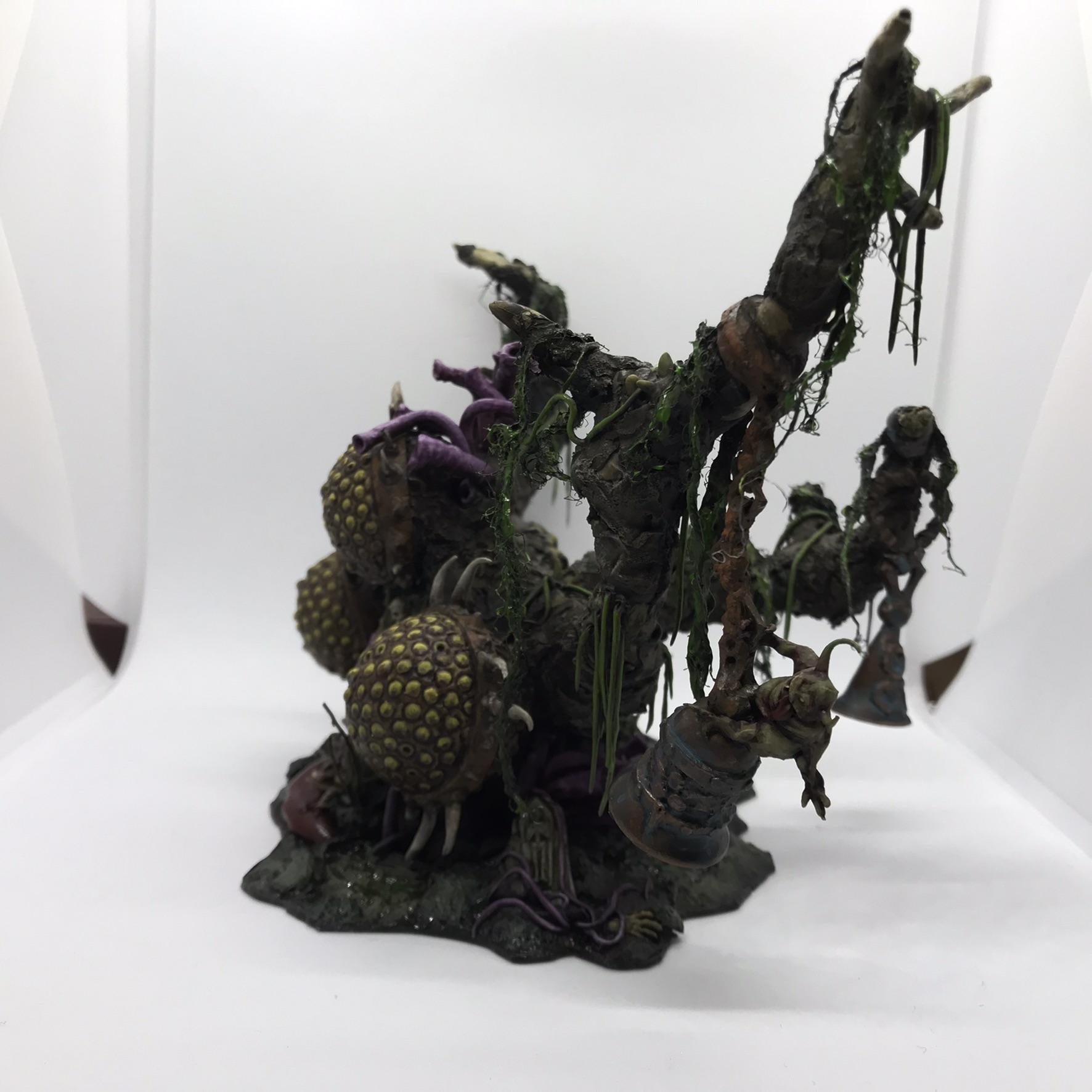 Bells, Feculent Gnarlmaw, Greenstuff, Nurgling, Scratch Build, Sculpted, Terrain