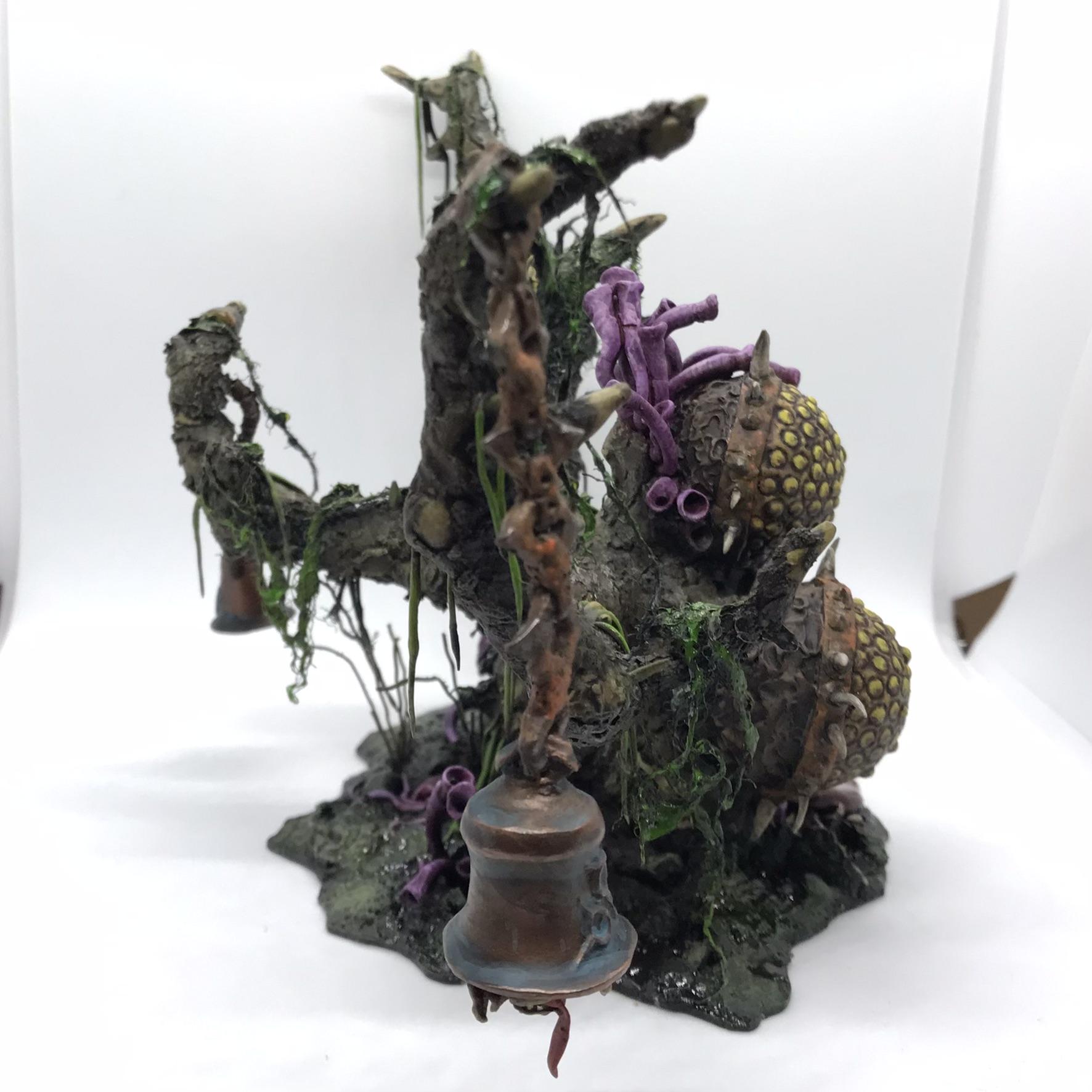 Bells, Feculent Gnarlmaw, Greenstuff, Nurgling, Scratch Build, Sculpted, Terrain