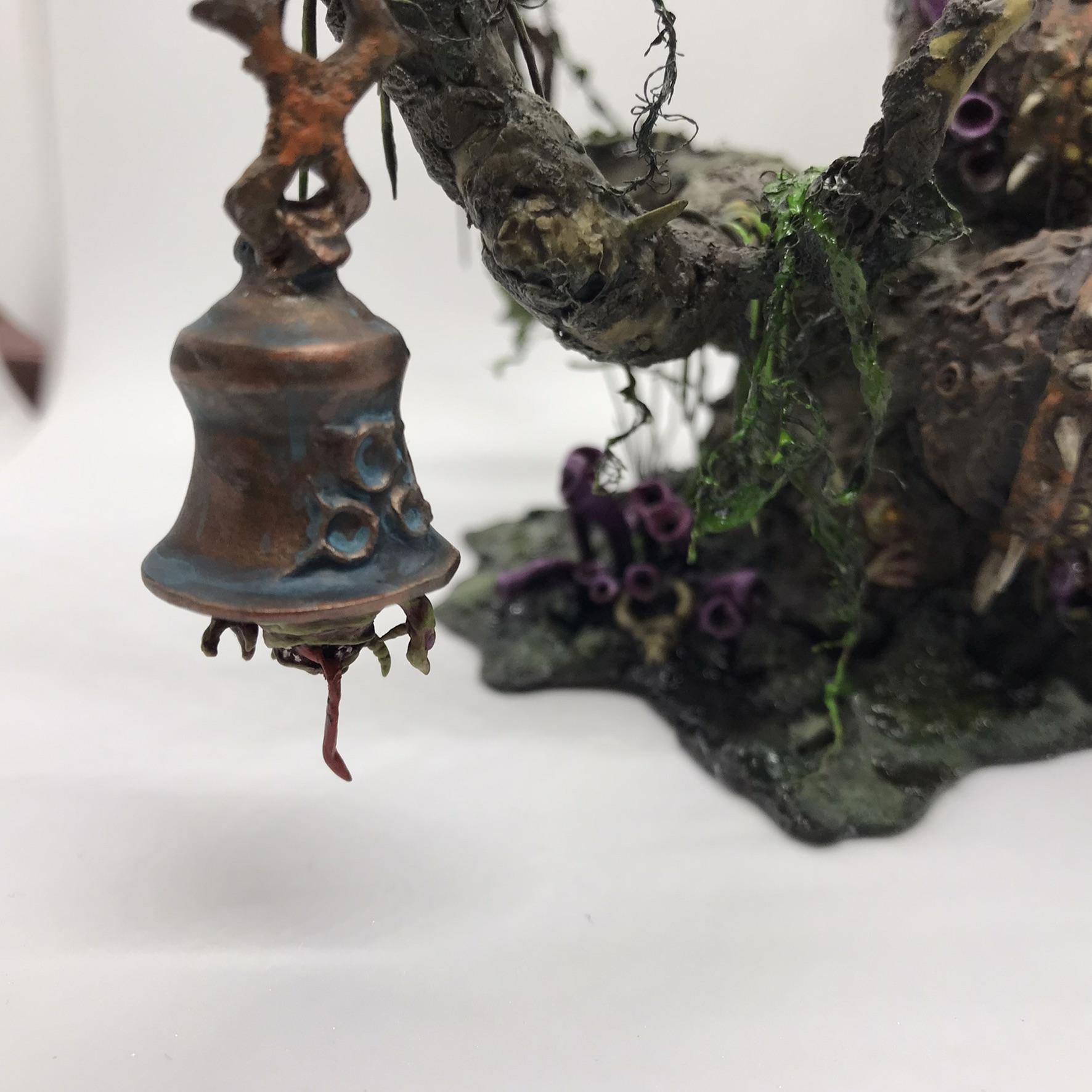 Bells, Feculent Gnarlmaw, Greenstuff, Nurgling, Scratch Build, Sculpted, Terrain