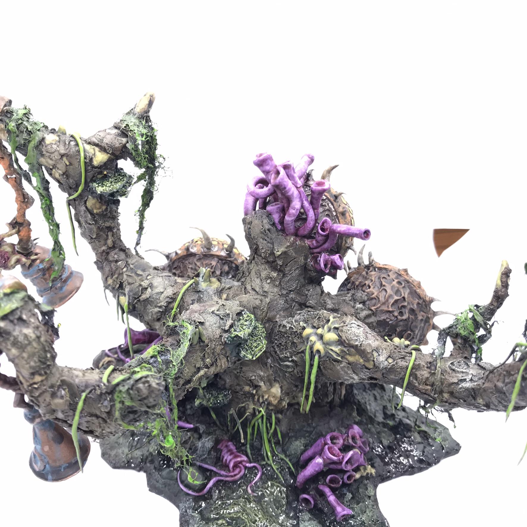 Bells, Feculent Gnarlmaw, Greenstuff, Nurgling, Scratch Build, Sculpted, Terrain