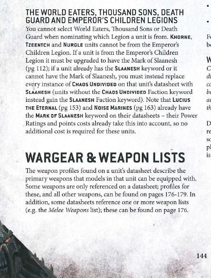 Emperor's Children - Faction