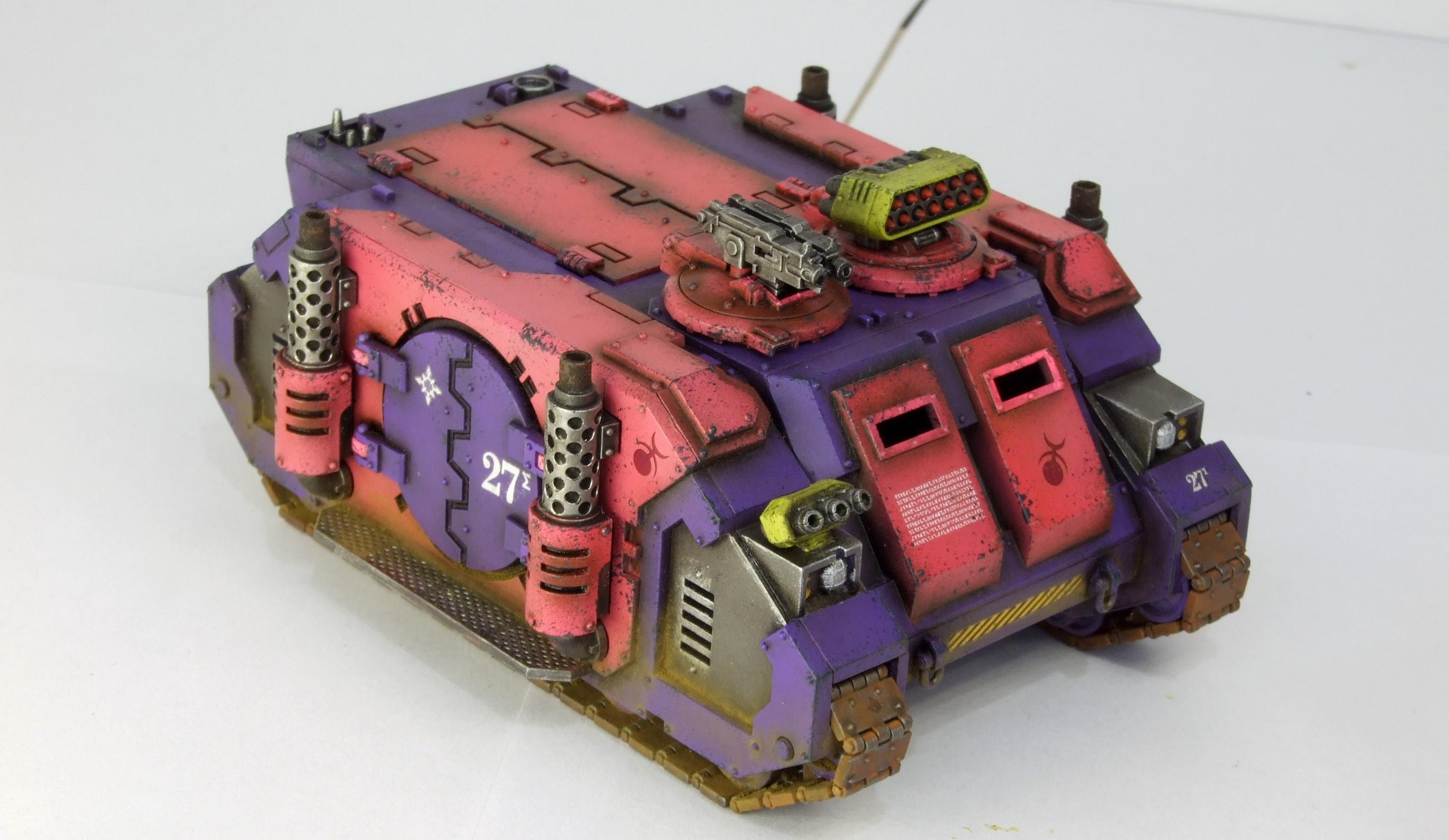 Chaos, Chaos Space Marines, Deimos, Rhino, Slaanesh, Vehicle, Warhammer 40,000, Warhammer Fantasy
