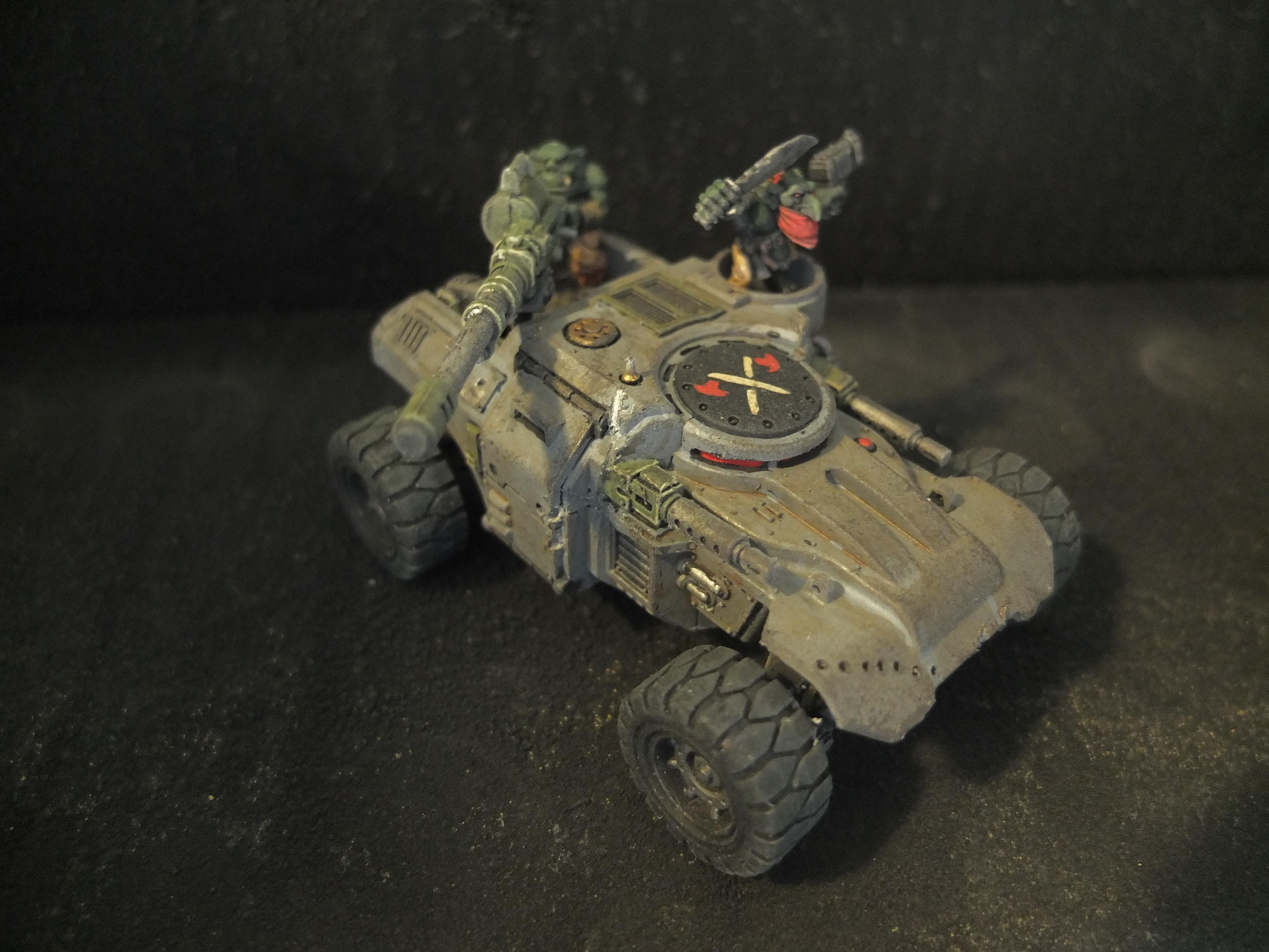 Achilles Ridgerunner, Blood Axe, Conversion, Gsc, Oldhammer, Orks, Rogue Trader, Trukk