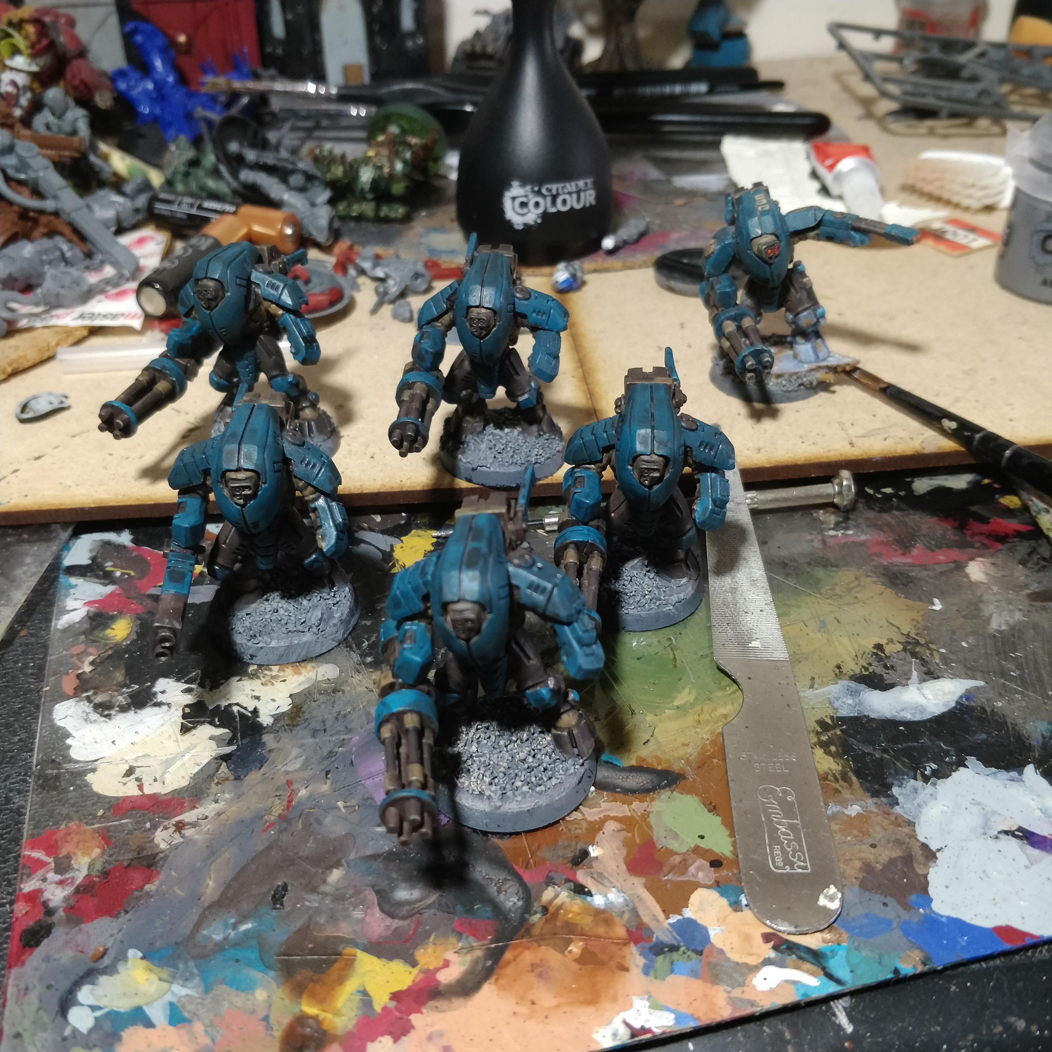 Battlesuit, Shas, Shas'ui, Stealth Suit, Tau, Xv25
