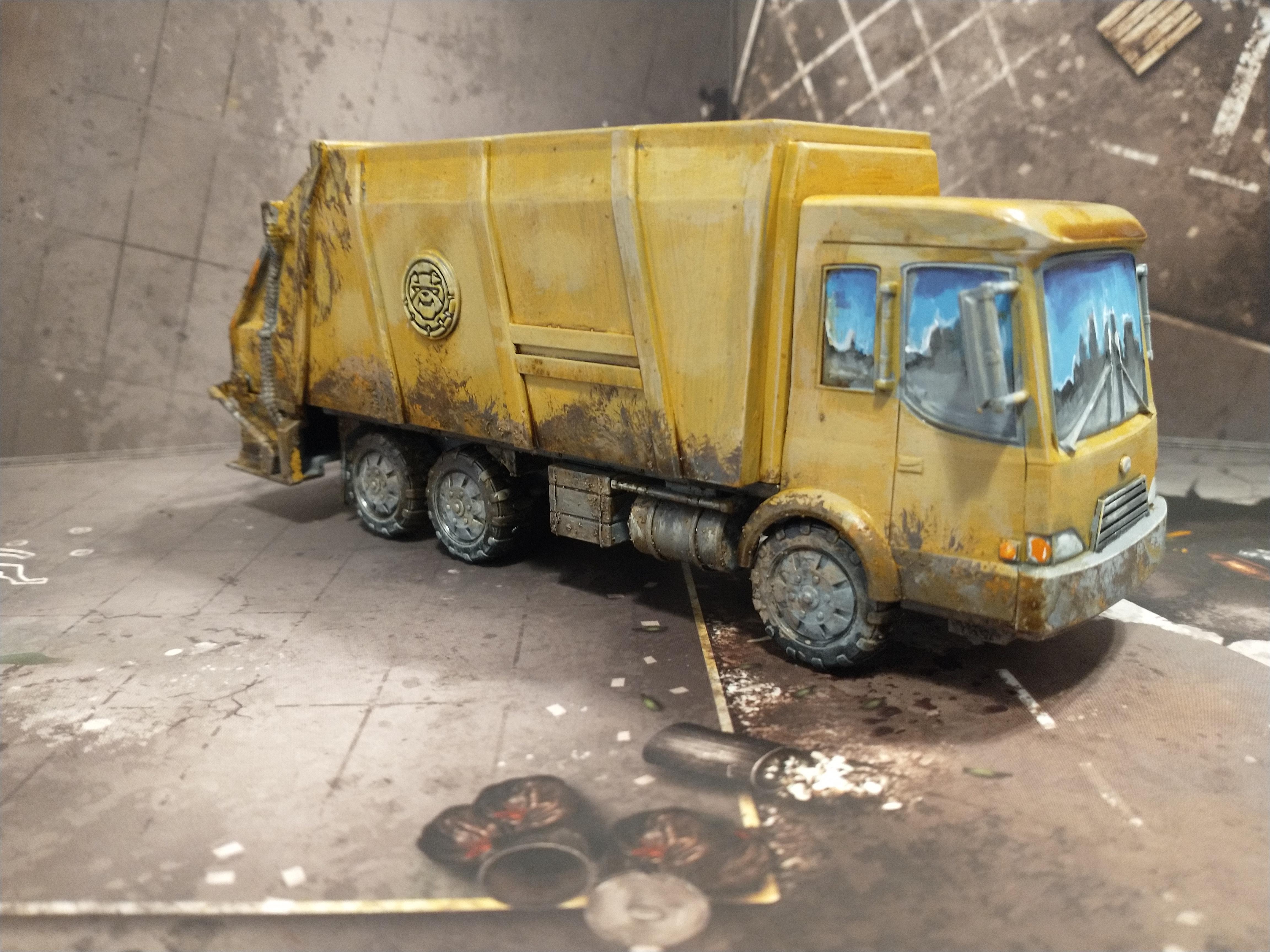 Marvel, Terrain, Garbage Truck 