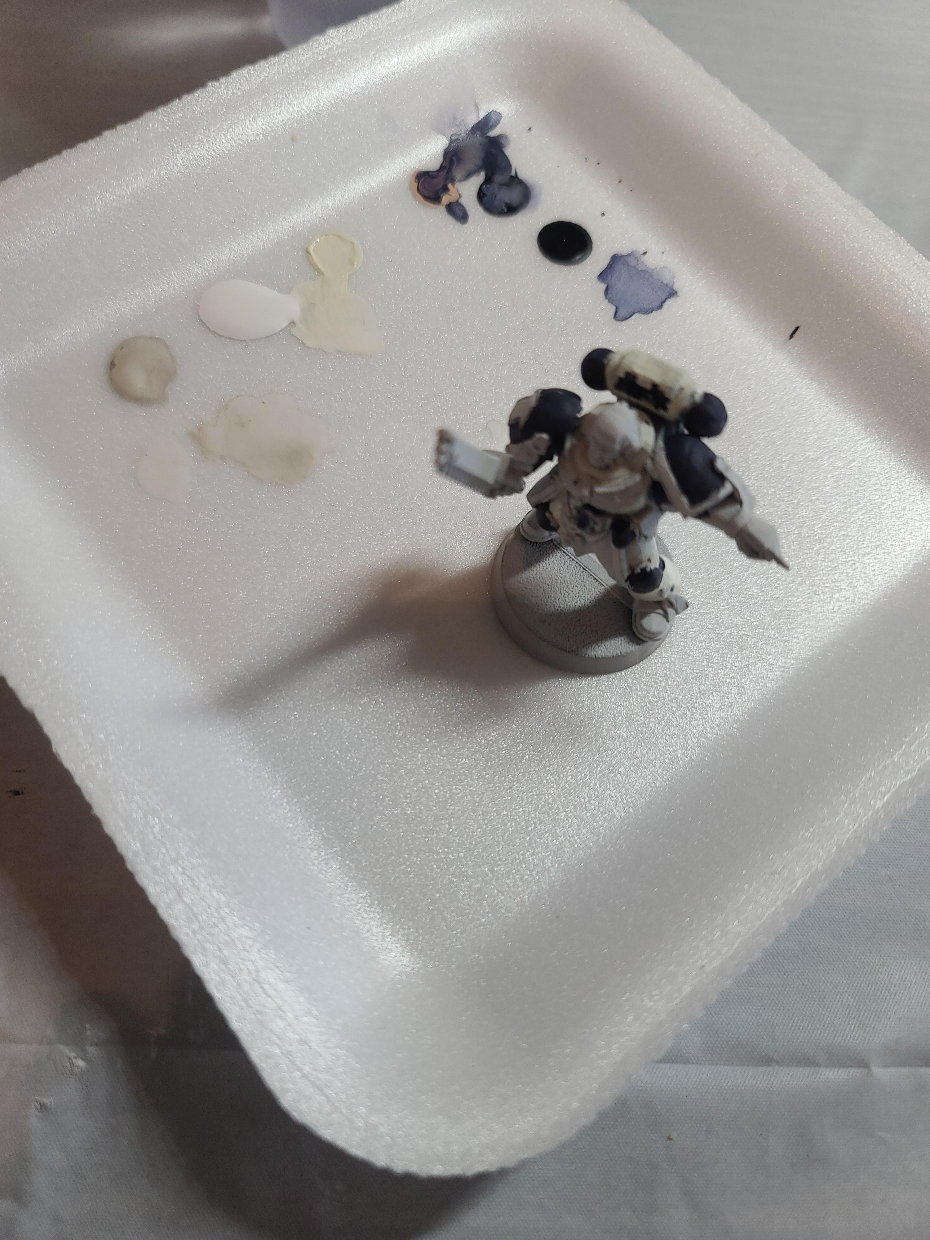 Black And White, Games Workshop, Paint Class, Space Marines