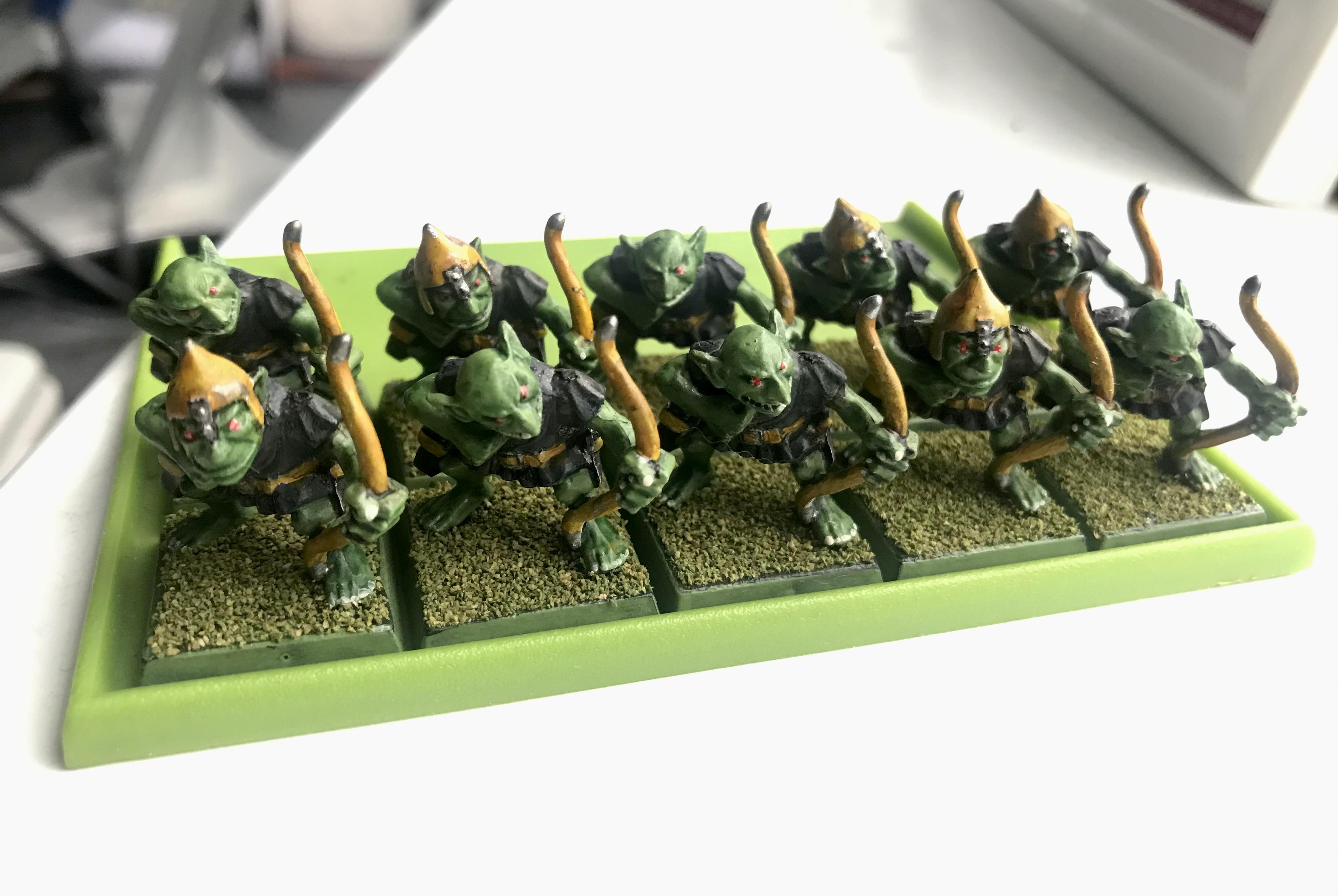 Archers, Goblins, Old Hammer, Rank And File, Square Bases, Wfb