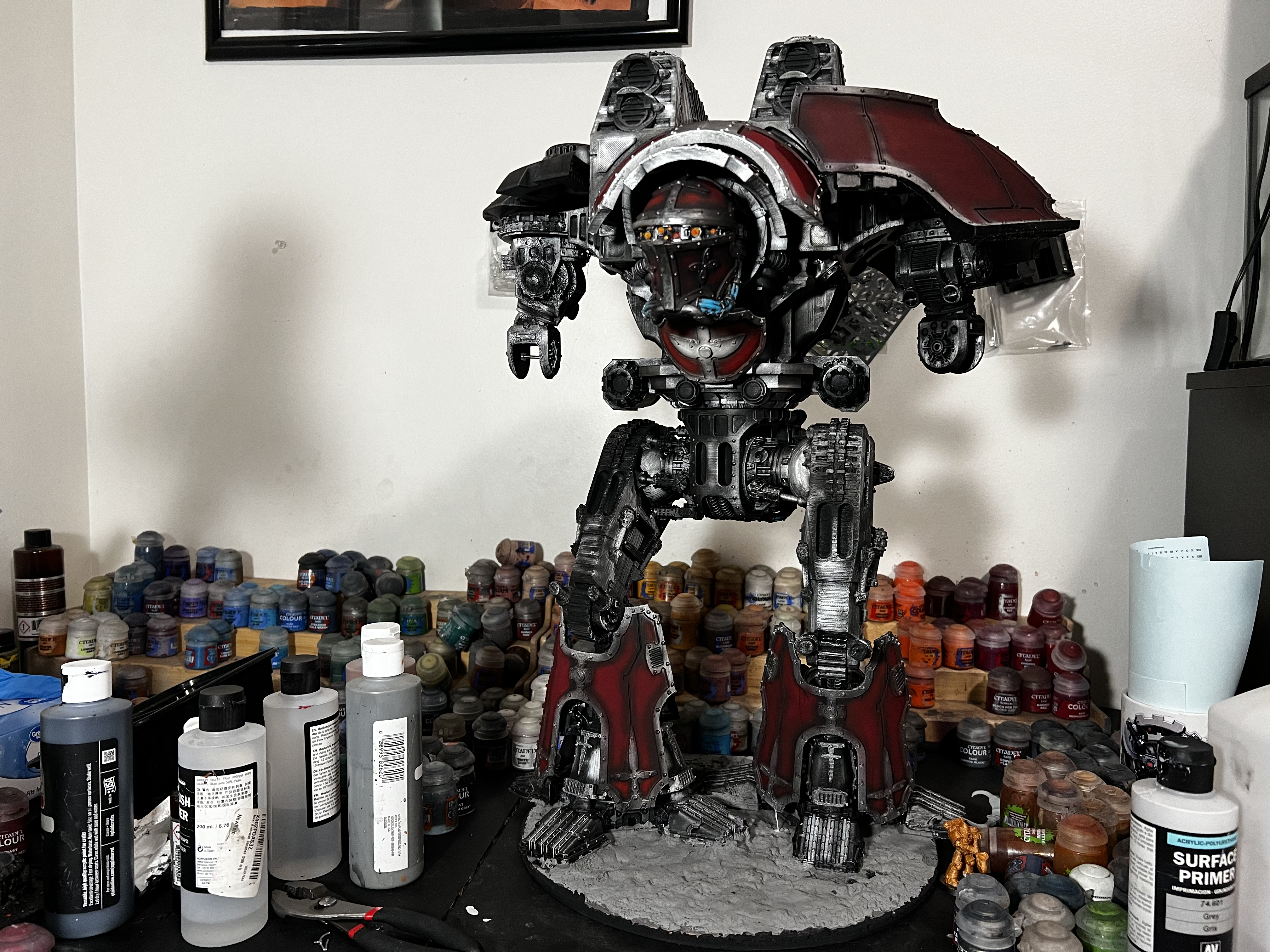 3d printed warlord WIP