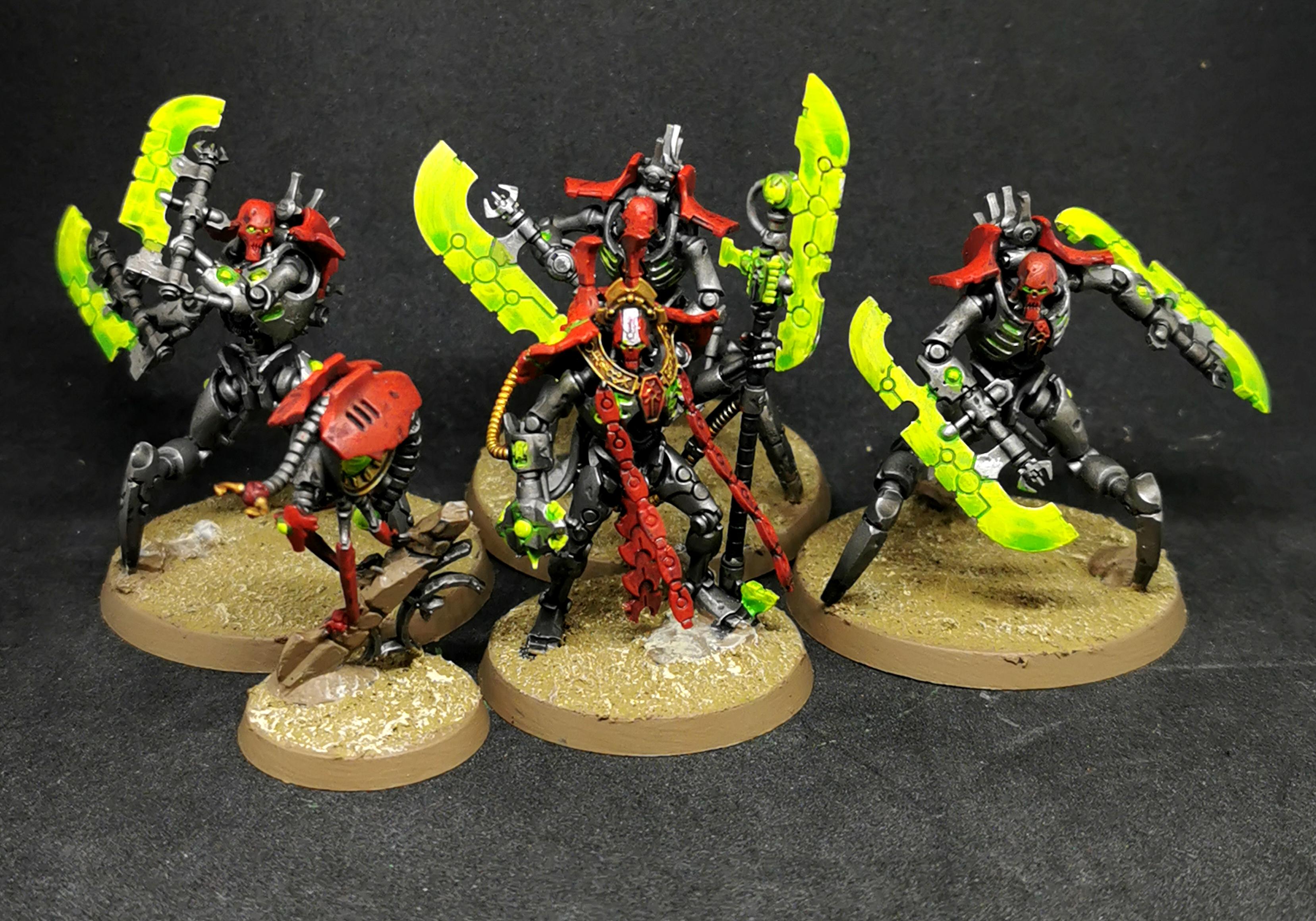 Necron Lord and  Destroyers