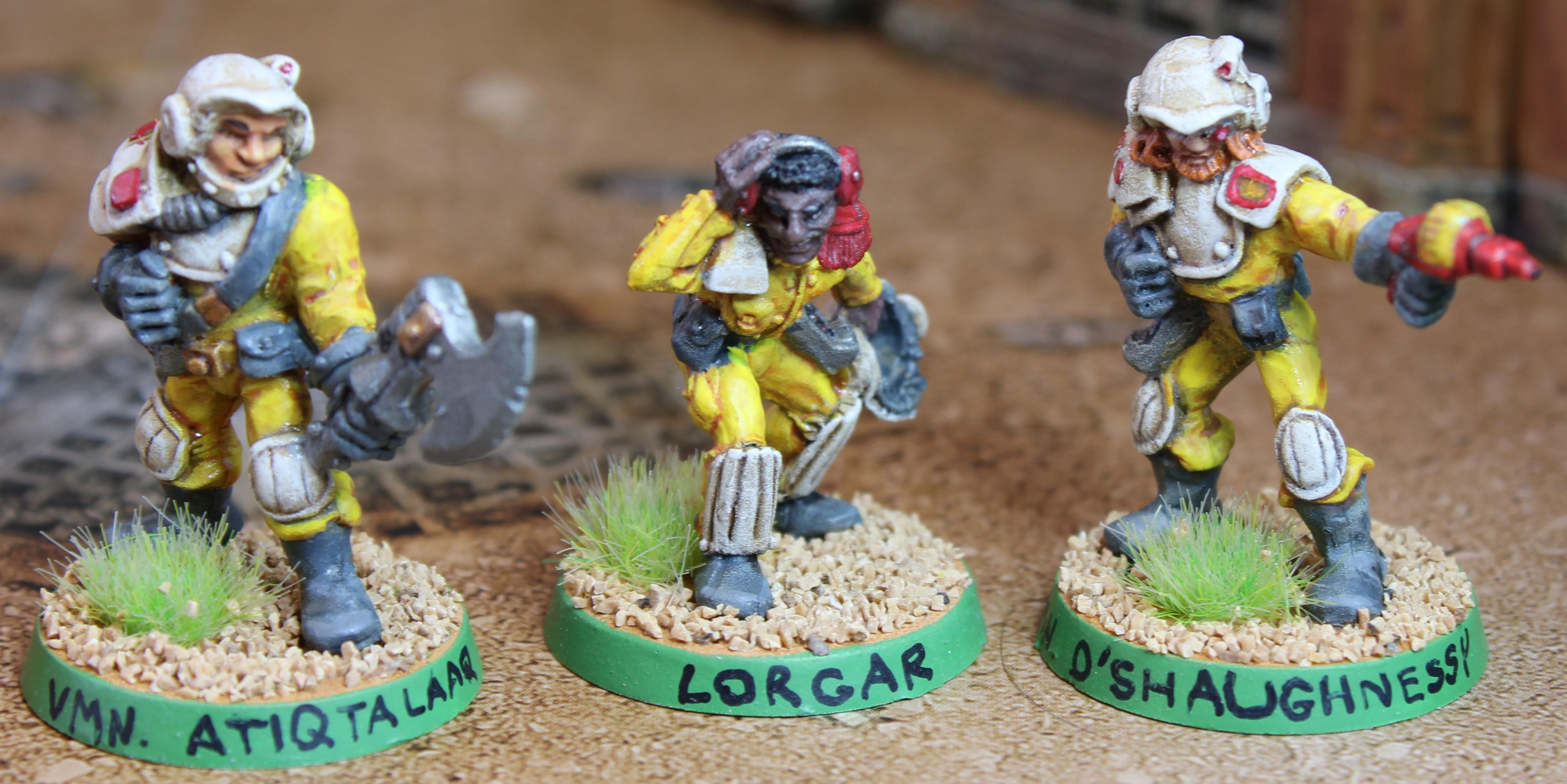 Spaceship crew front