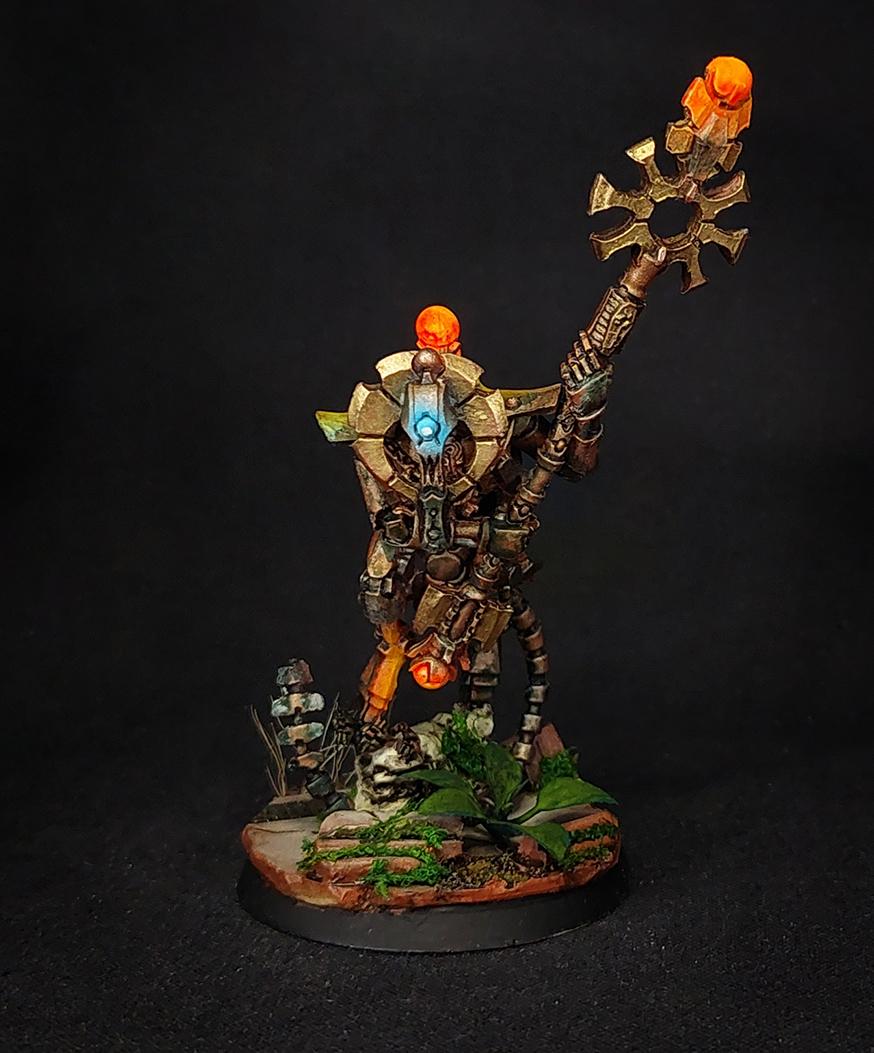 Grimdark, Necrons, Object Source Lighting, Orikan, Orikan The Diviner