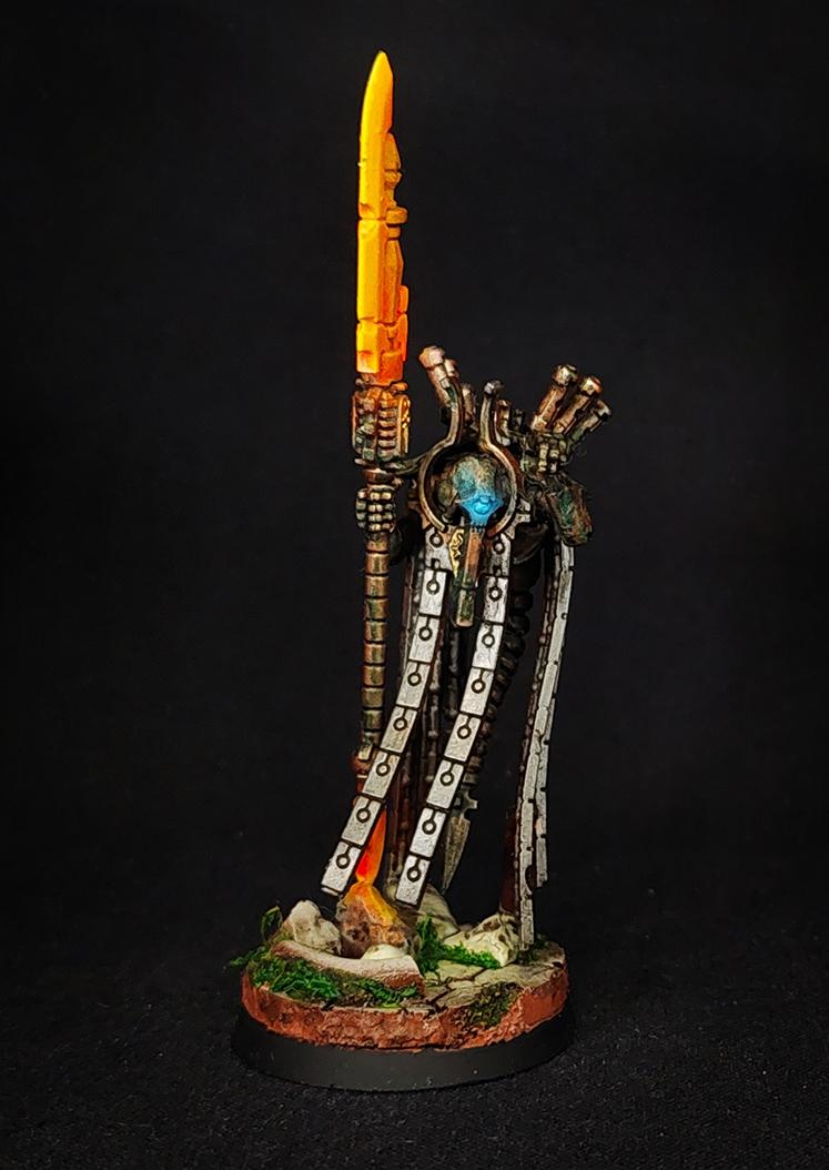 Grimdark, Necrons, Object Source Lighting, Plasmancer