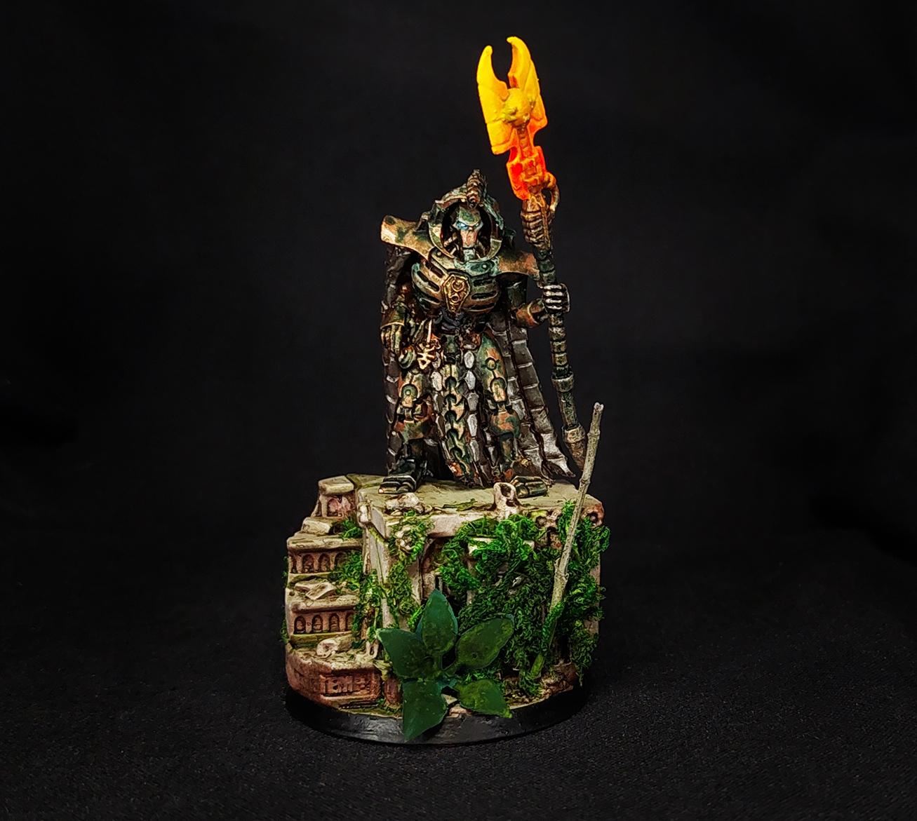 Grimdark, Necrons, Object Source Lighting, Trazyn, Trazyn The Infinite