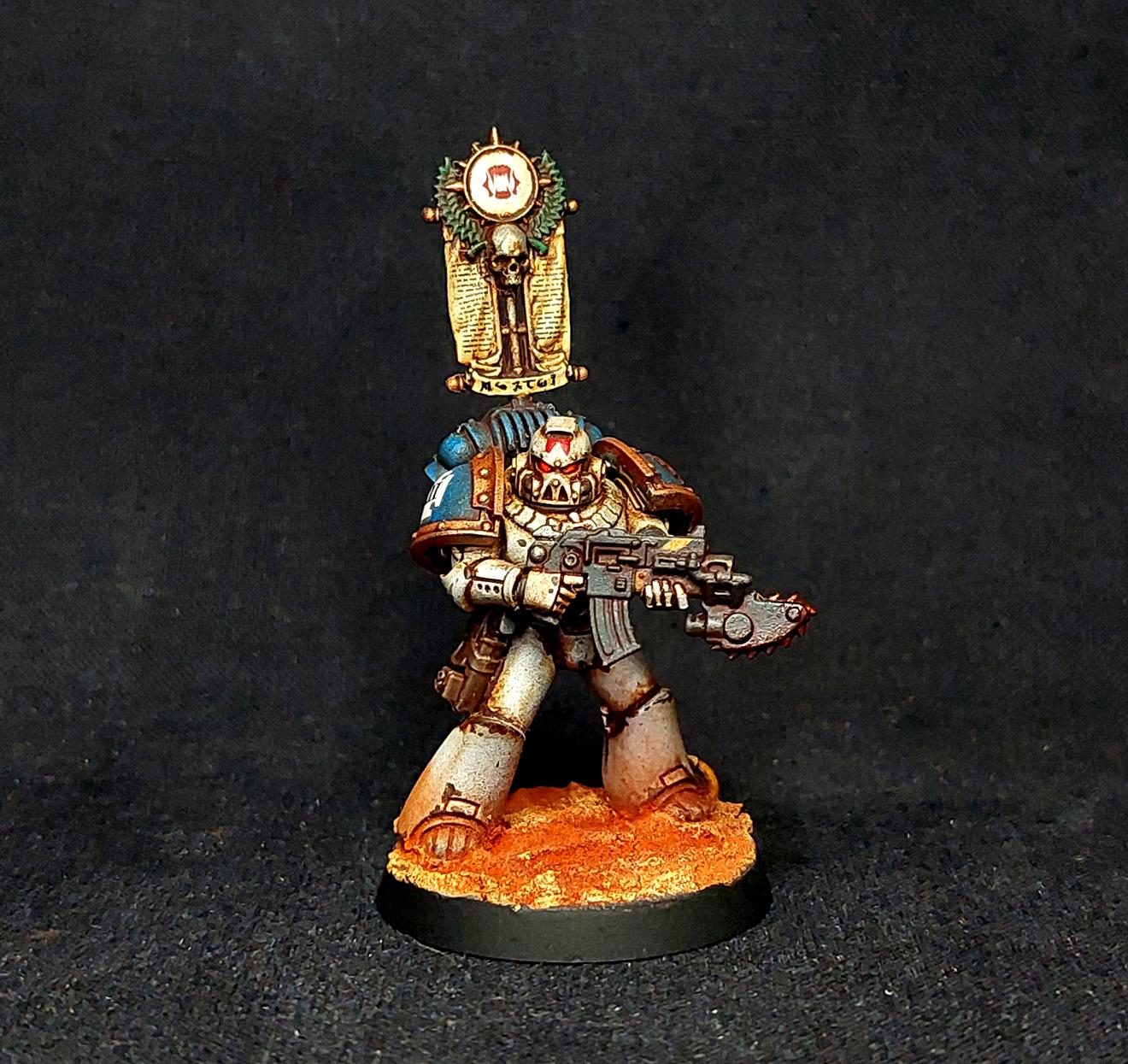 Age Of Darkness, Horus Heresy, Legion Vexilla, Space Marines, Tactical Squad, Veteran, Warhammer 30000, Warhammer 30k, World Eaters