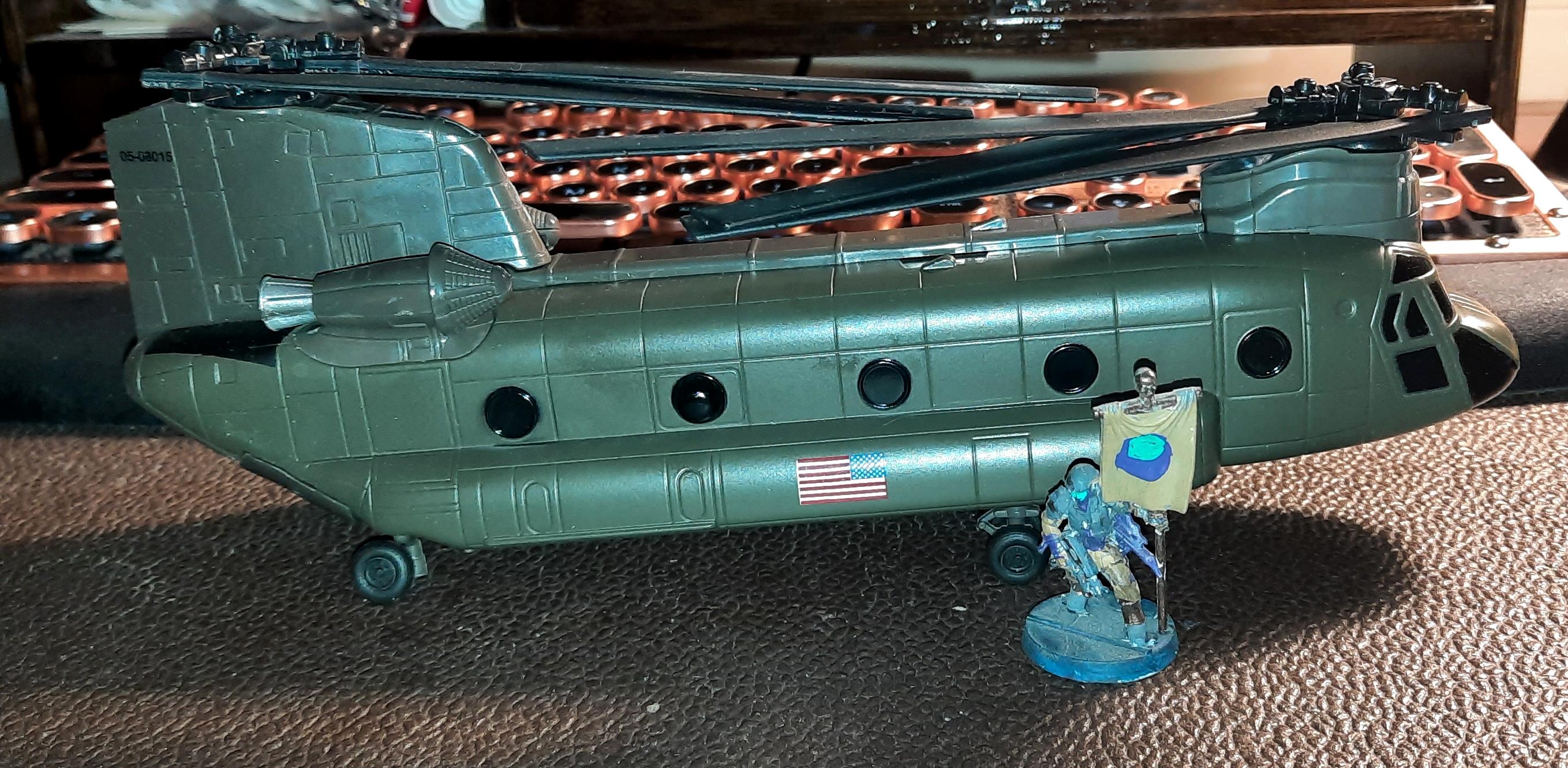 Chinook, Helicopter, Shuttle, Toy