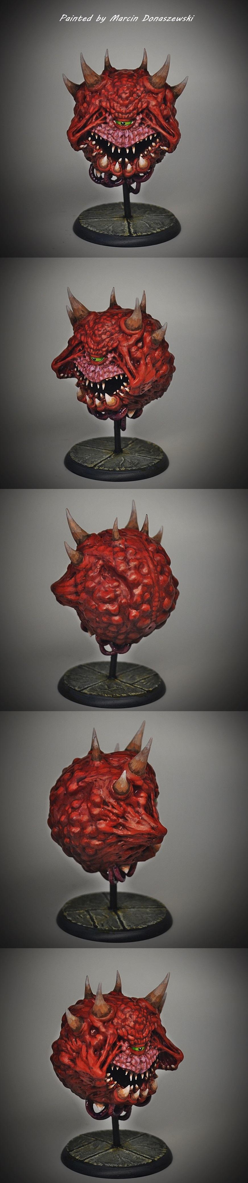 32 Mm, Cacodemon, Cyclop, Daemons, Doom, Eyeball Demon, Miniature, Monster, Science-fiction, Warhammer Fantasy