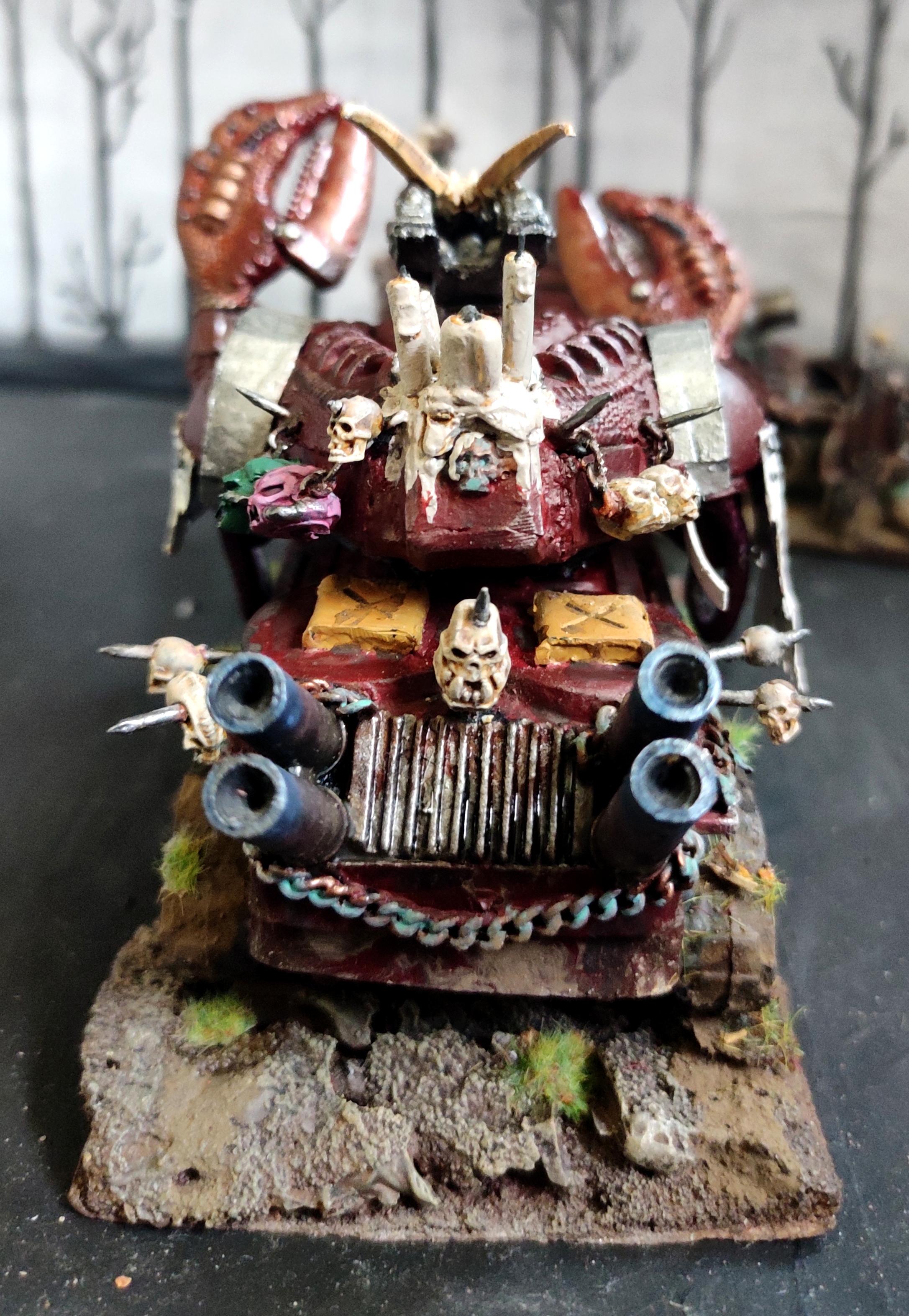 Armored Vehicle, Candles, Chaos, Claw, Conversion, Daemon Engine, Dozer Blade, Heavy Support, Heresy, Scratch Build, Tank, Technolog, Tehnolog, Trophy, Warhammer 40,000, Word Bearers