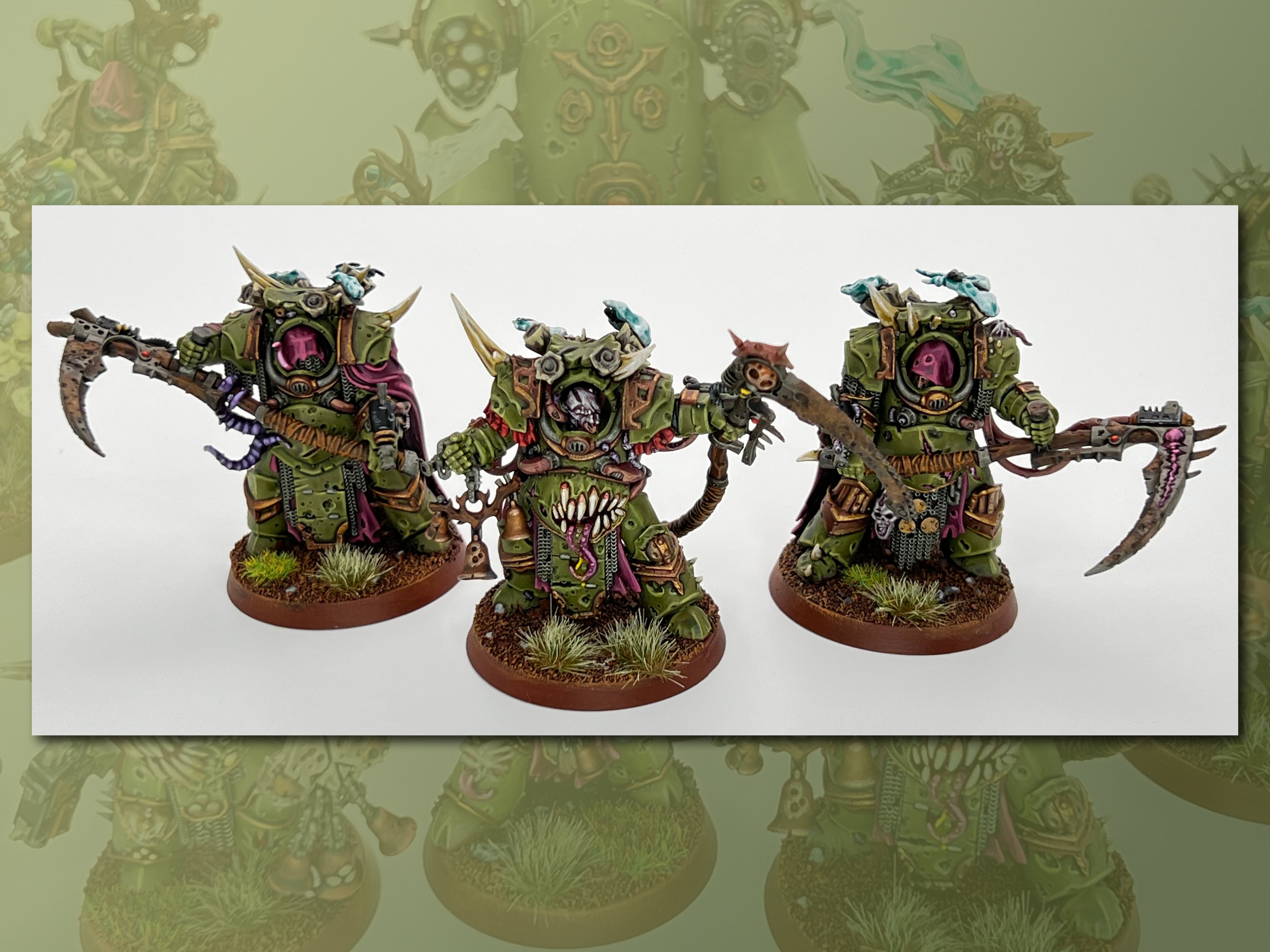 Chaos Space Marines, Death Guard, Deathshroud Terminators, Heretic Astartes, Nurgle, Warhammer 40,000