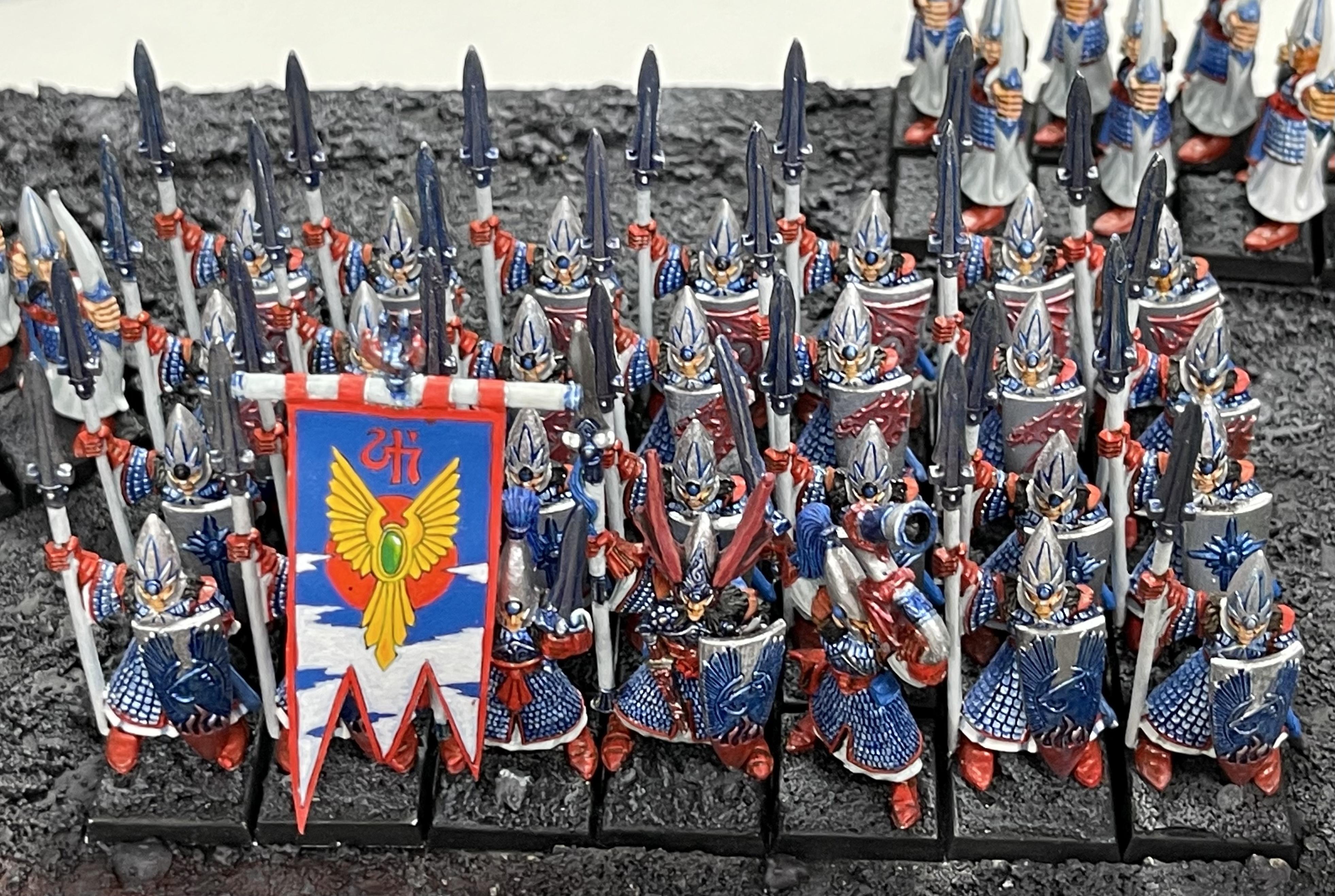 4th Edition, 5th Edition, High Elves, Spearmen, Warhammer Fantasy