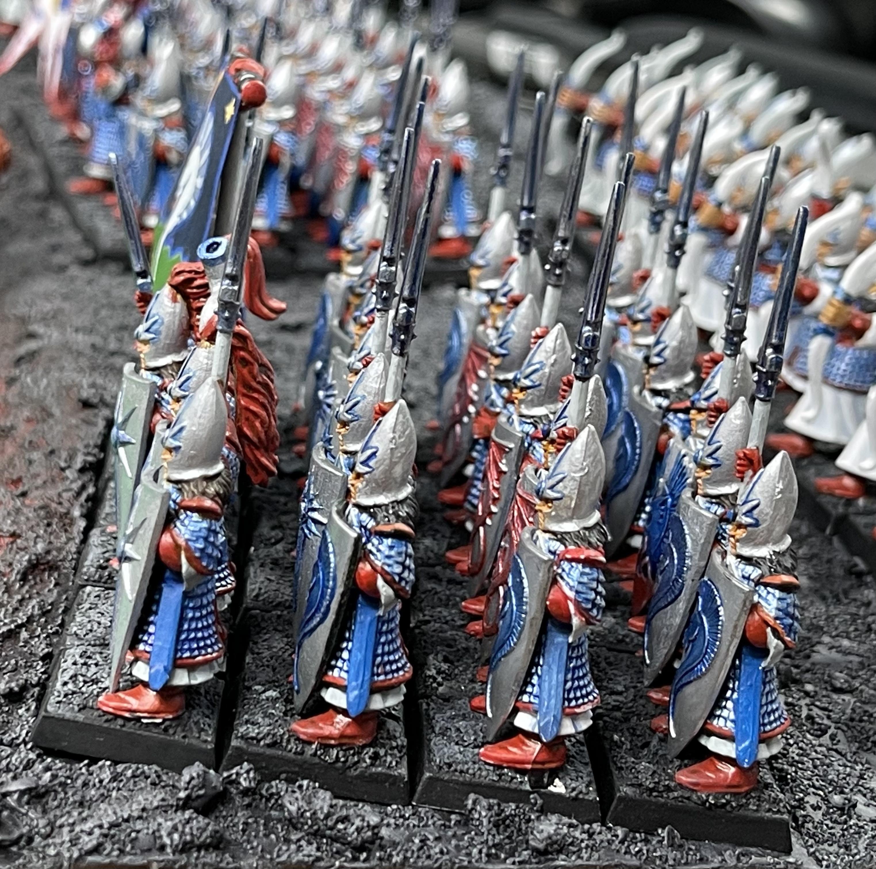 4th Edition, 5th Edition, High Elves, Spearmen, Warhammer Fantasy