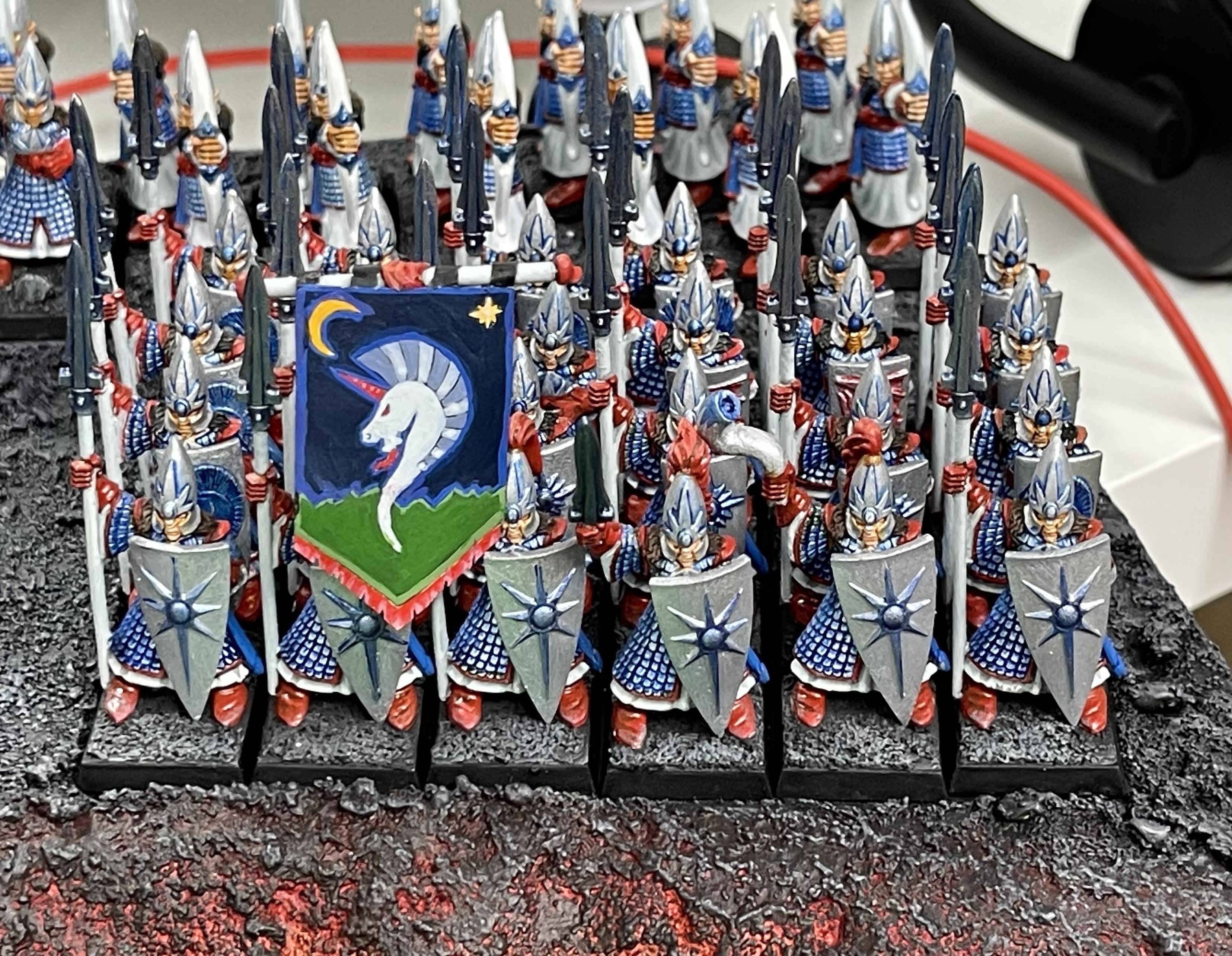 4th Edition, 5th Edition, High Elves, Spearmen, Warhammer Fantasy