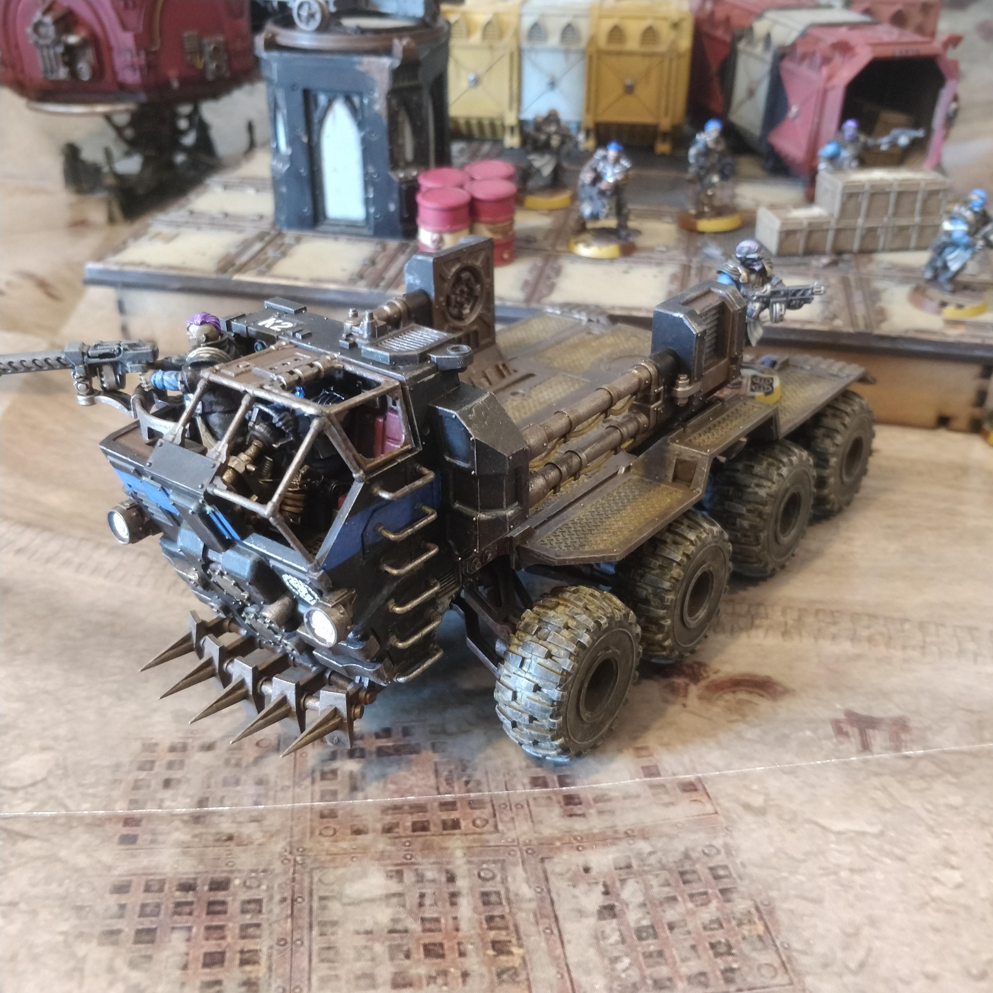 Ash Wastes, Cargo 8, N17, Necromunda, Orlock, Ridgehauler, Truck