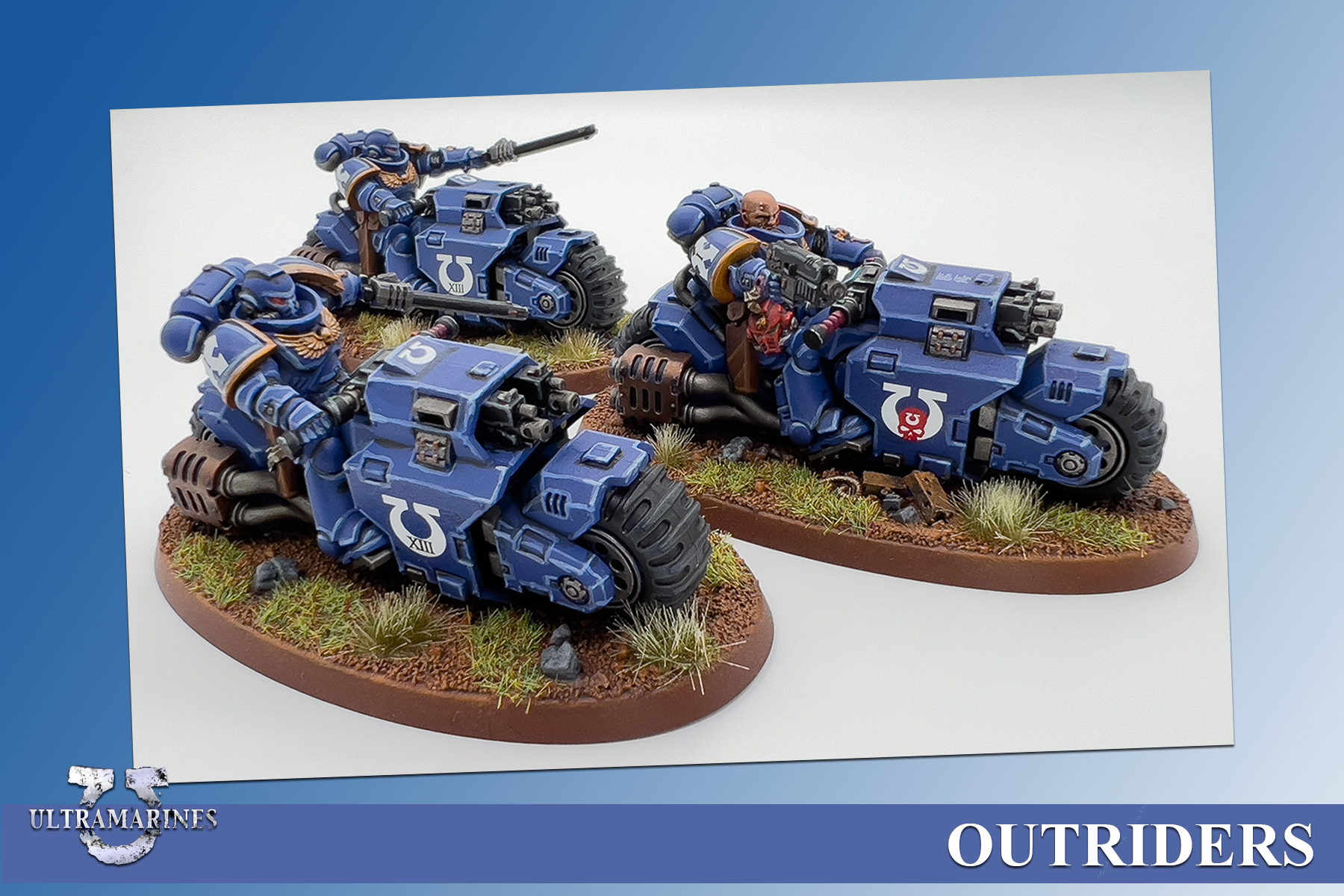 Outrider, Outriders, Primaris, Ultramarines, Warhammer 40,000