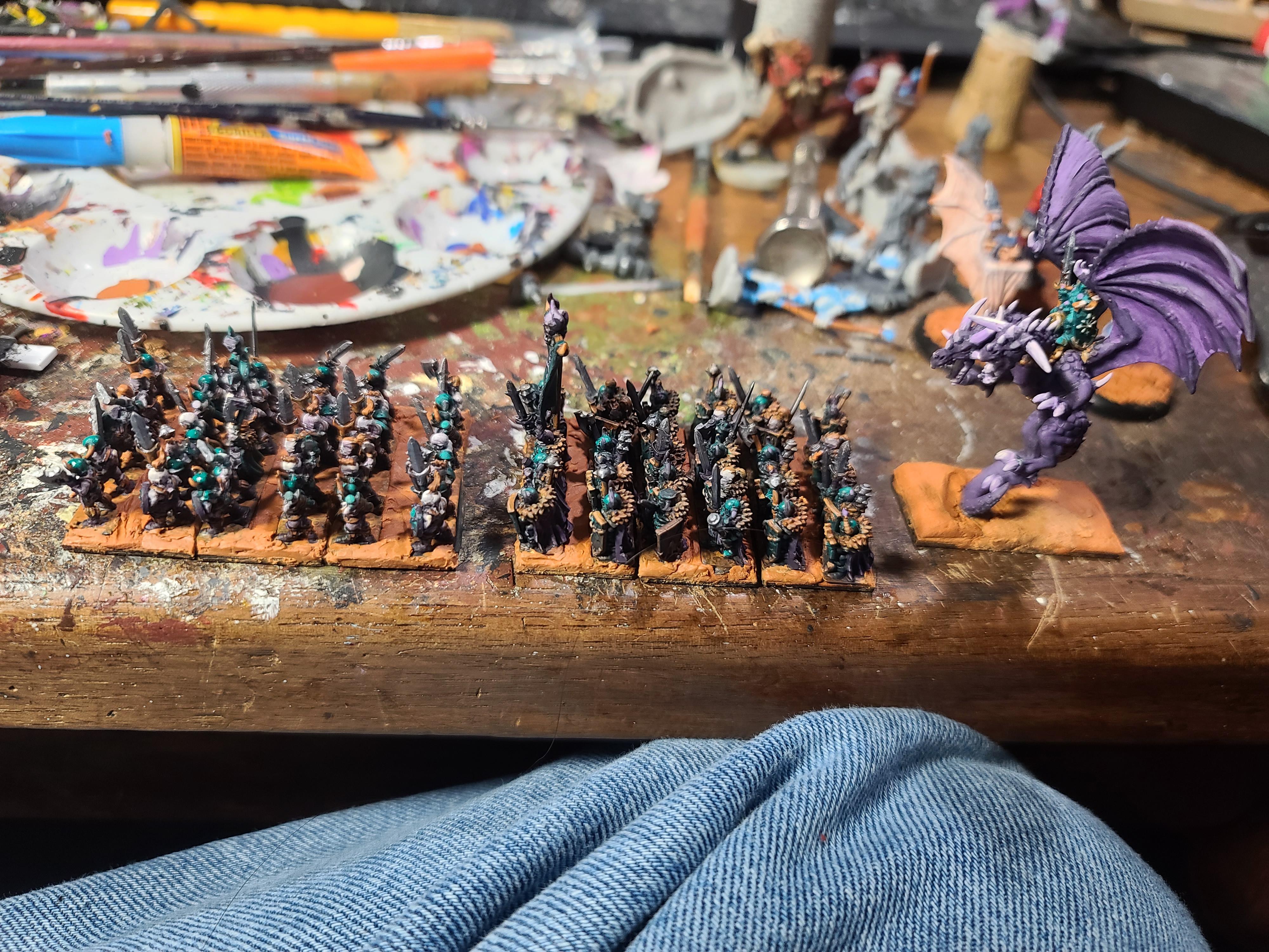 10mm, Chaos, Despoilers, Forest Dragon, Warhammer Fantasy, Warmaster