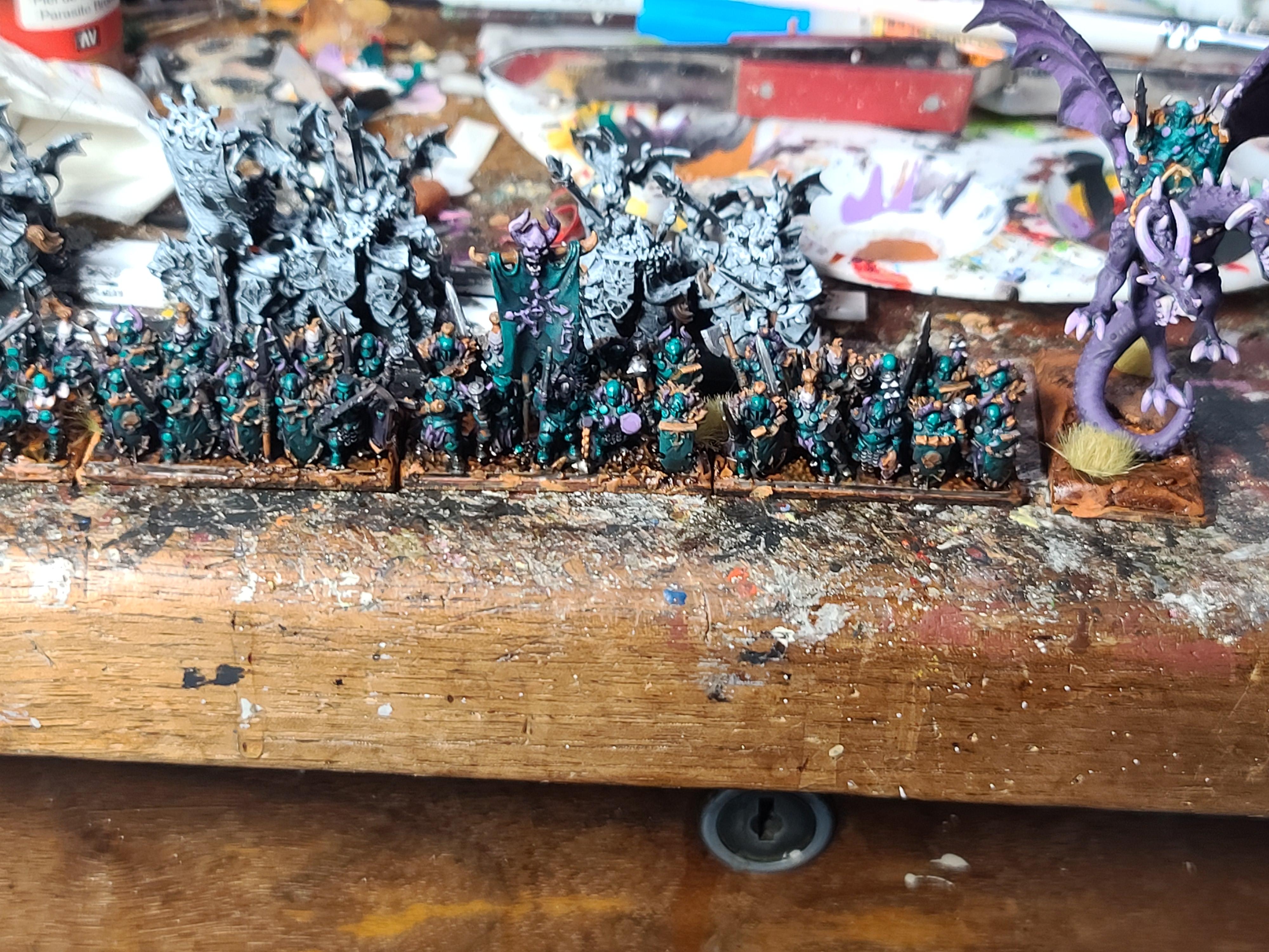 10mm, Chaos, Despoilers, Forest Dragon, Warhammer Fantasy, Warmaster