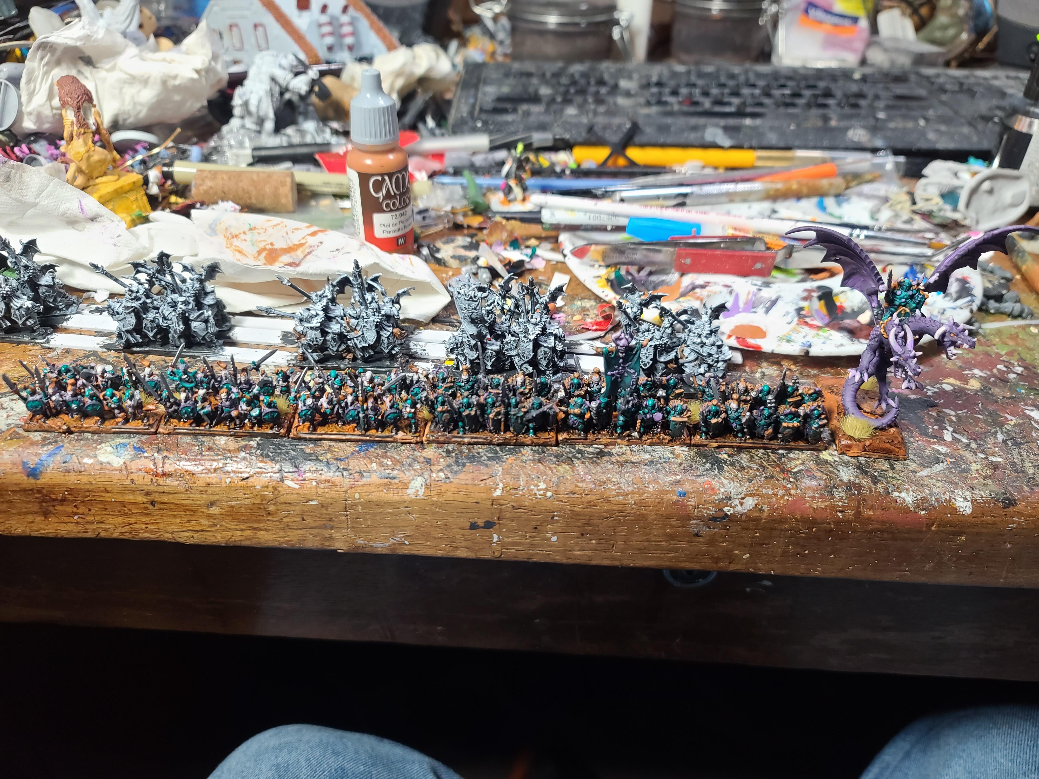 10mm, Chaos, Despoilers, Forest Dragon, Warhammer Fantasy, Warmaster