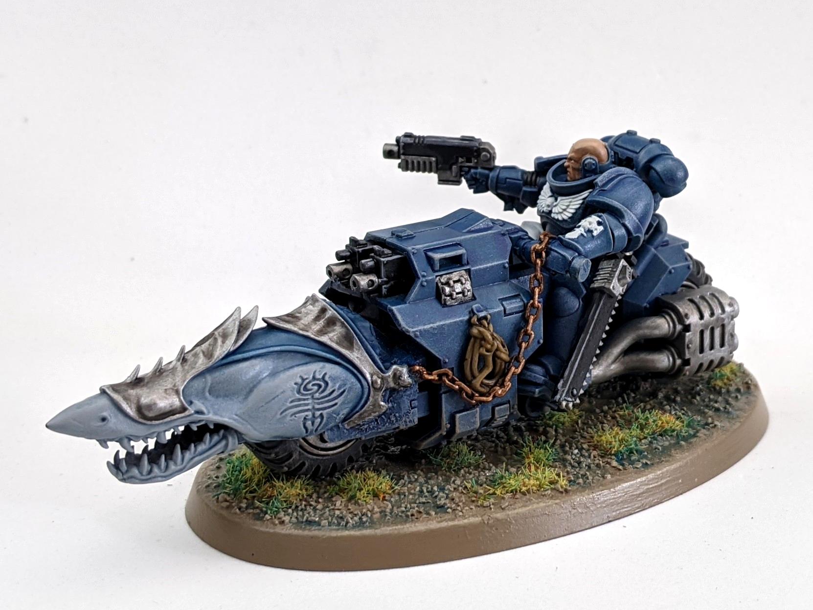 Emperor Spears, Outrider, Space Marines, Spears, Ultramarines, Um
